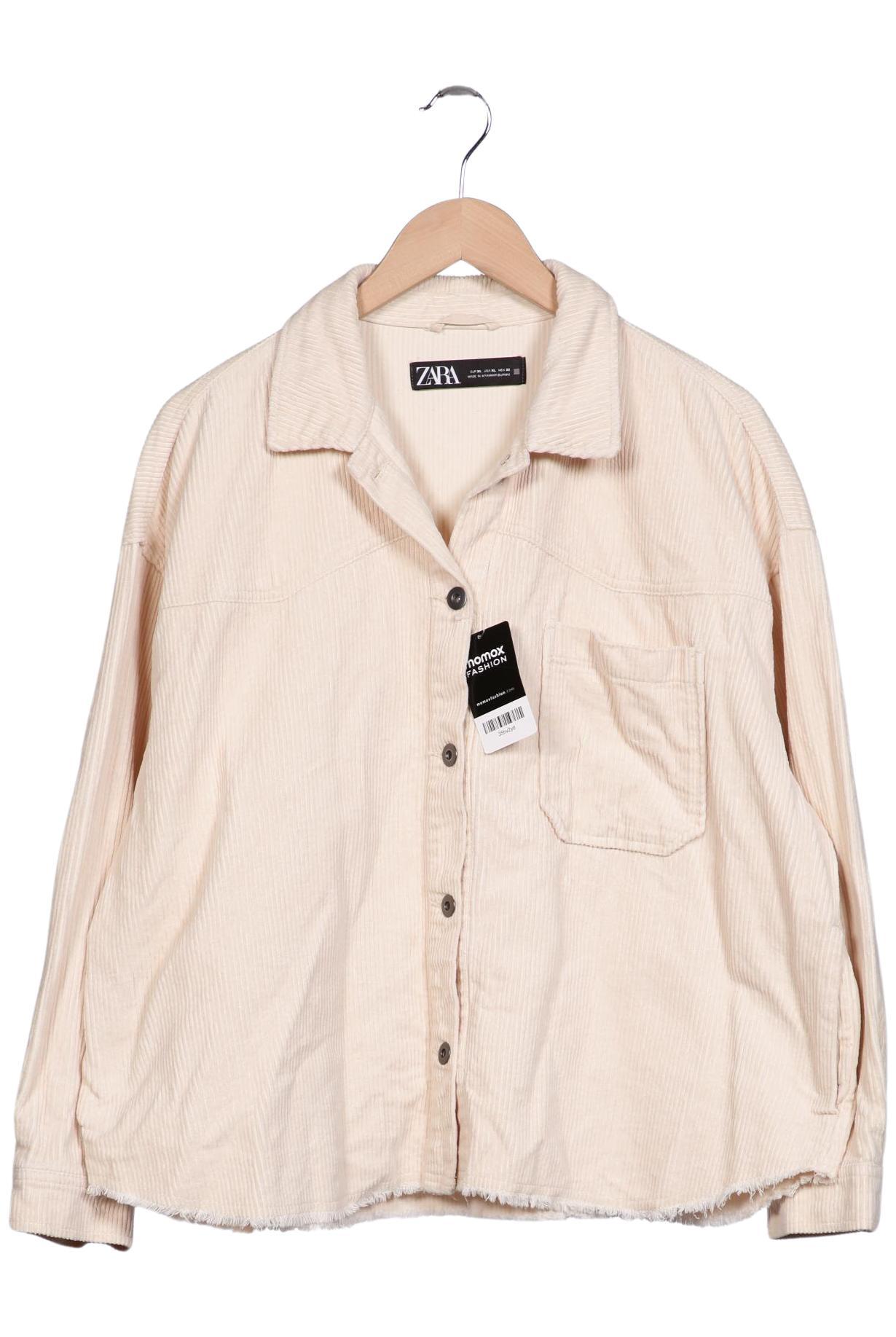 

Zara Damen Jacke, beige, Gr. 44