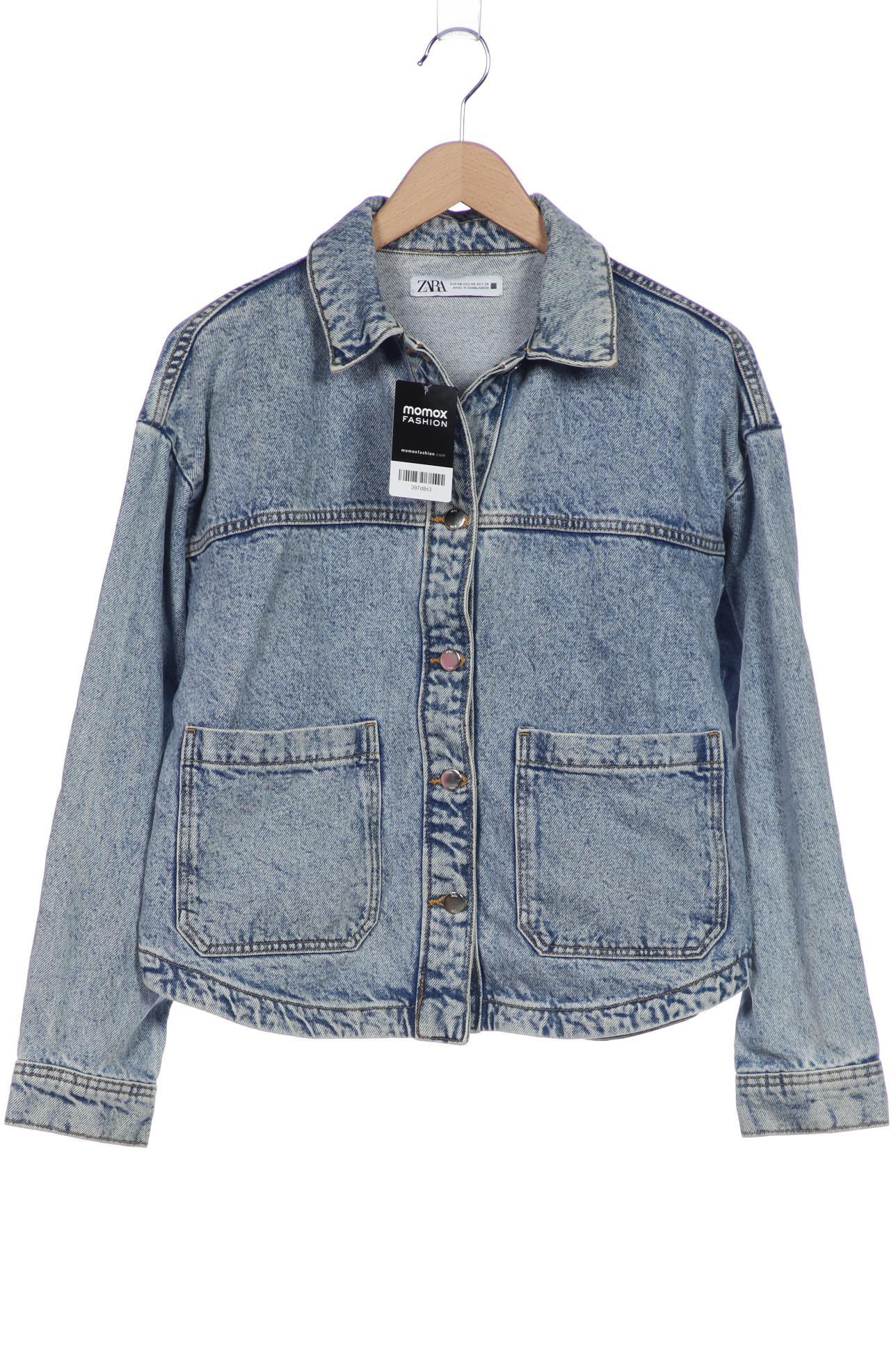 

Zara Damen Jacke, blau, Gr. 34