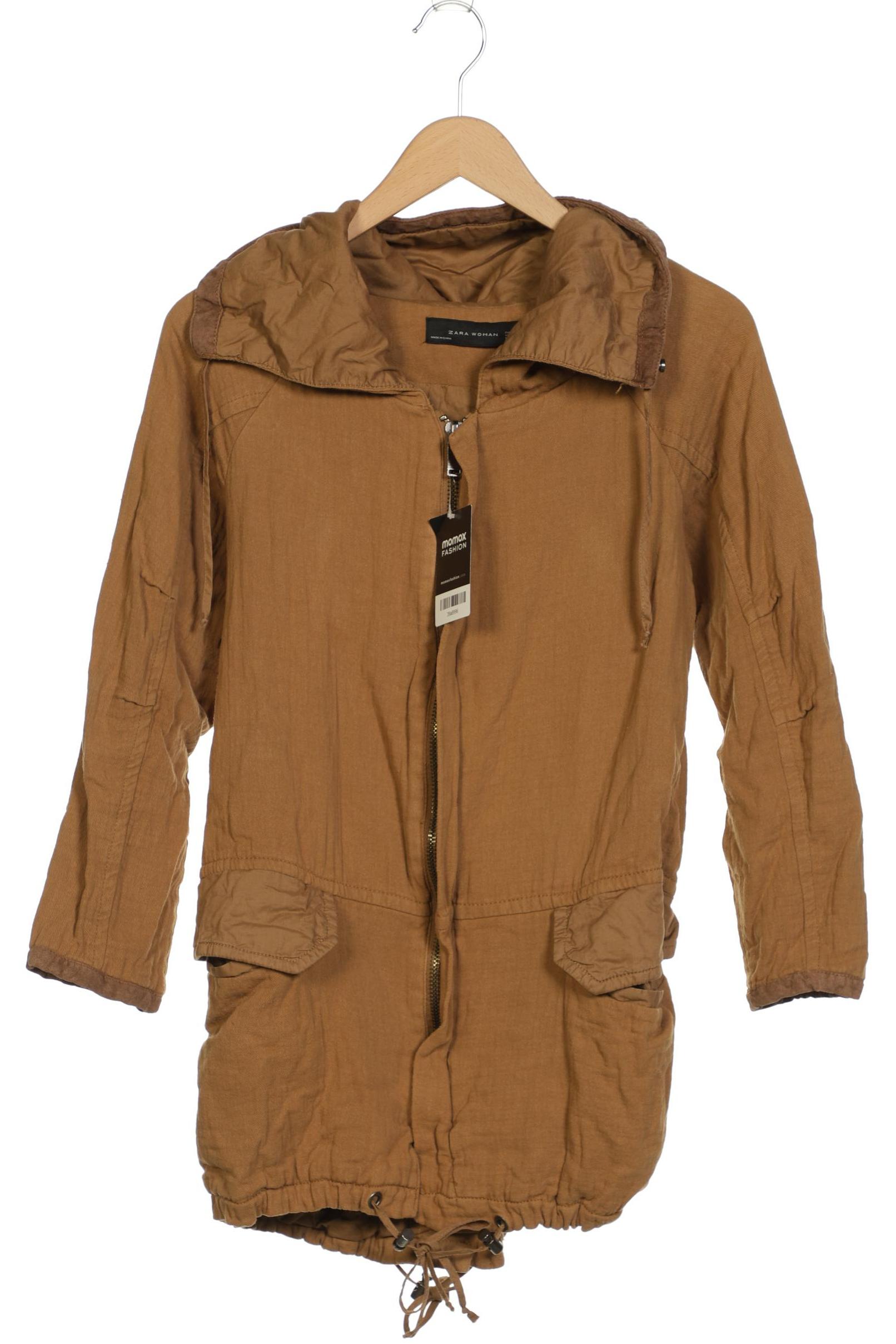 

ZARA Damen Jacke, braun