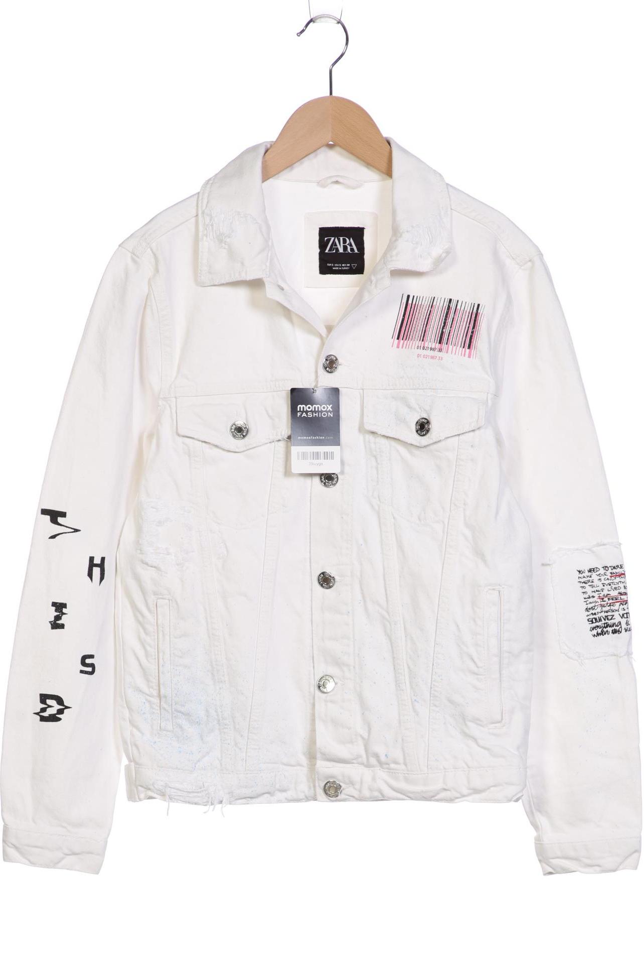 

ZARA Damen Jacke, weiß