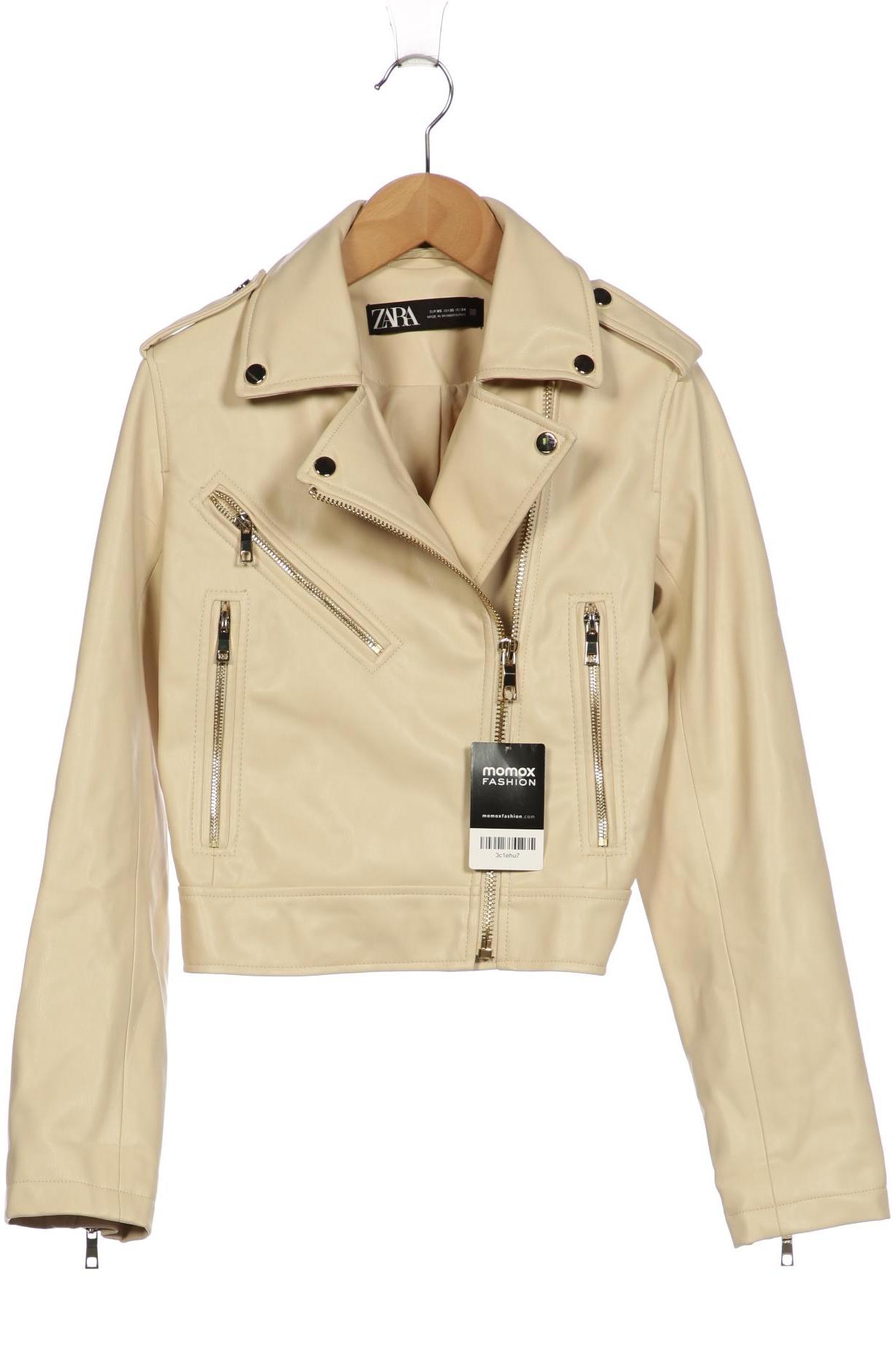 

Zara Damen Jacke, beige, Gr. 34