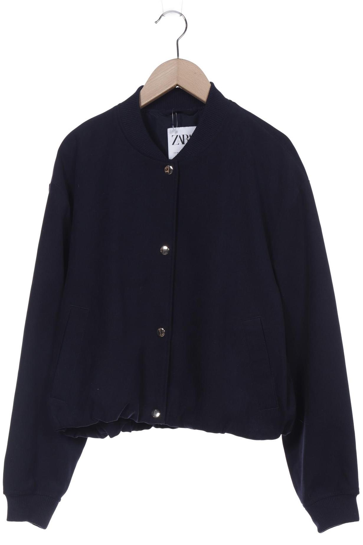 

Zara Damen Jacke, marineblau, Gr. 38