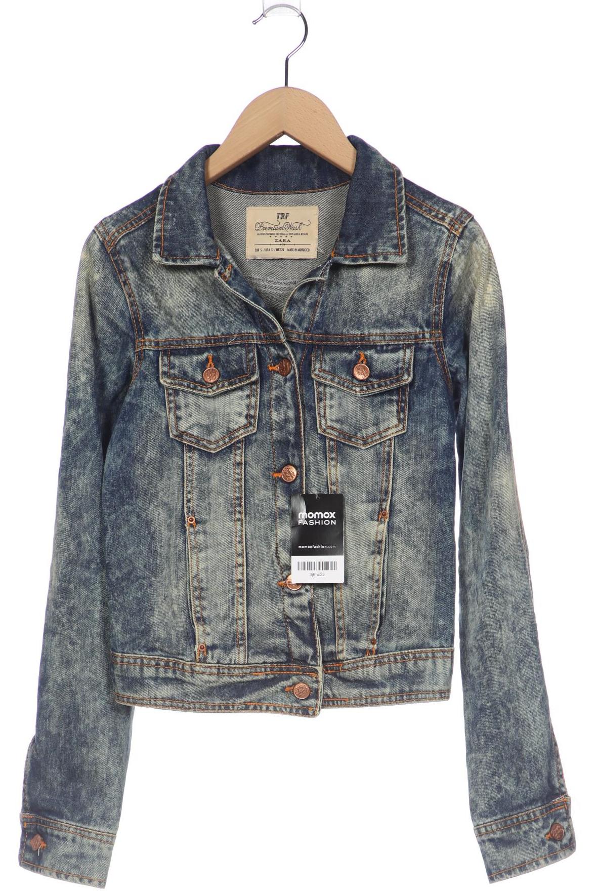 

ZARA Damen Jacke, blau