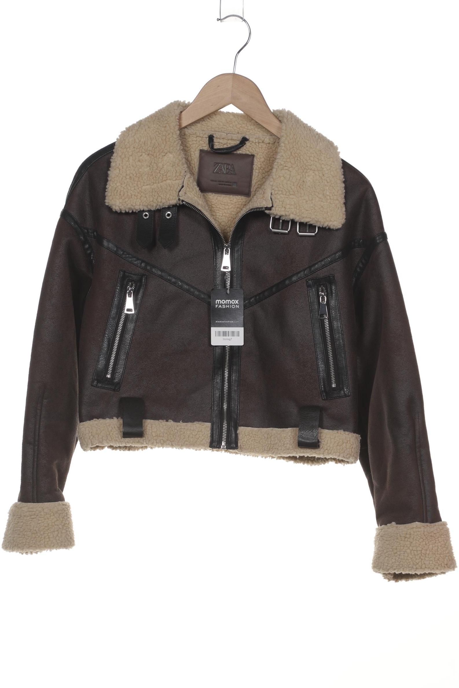 

Zara Damen Jacke, braun, Gr. 34