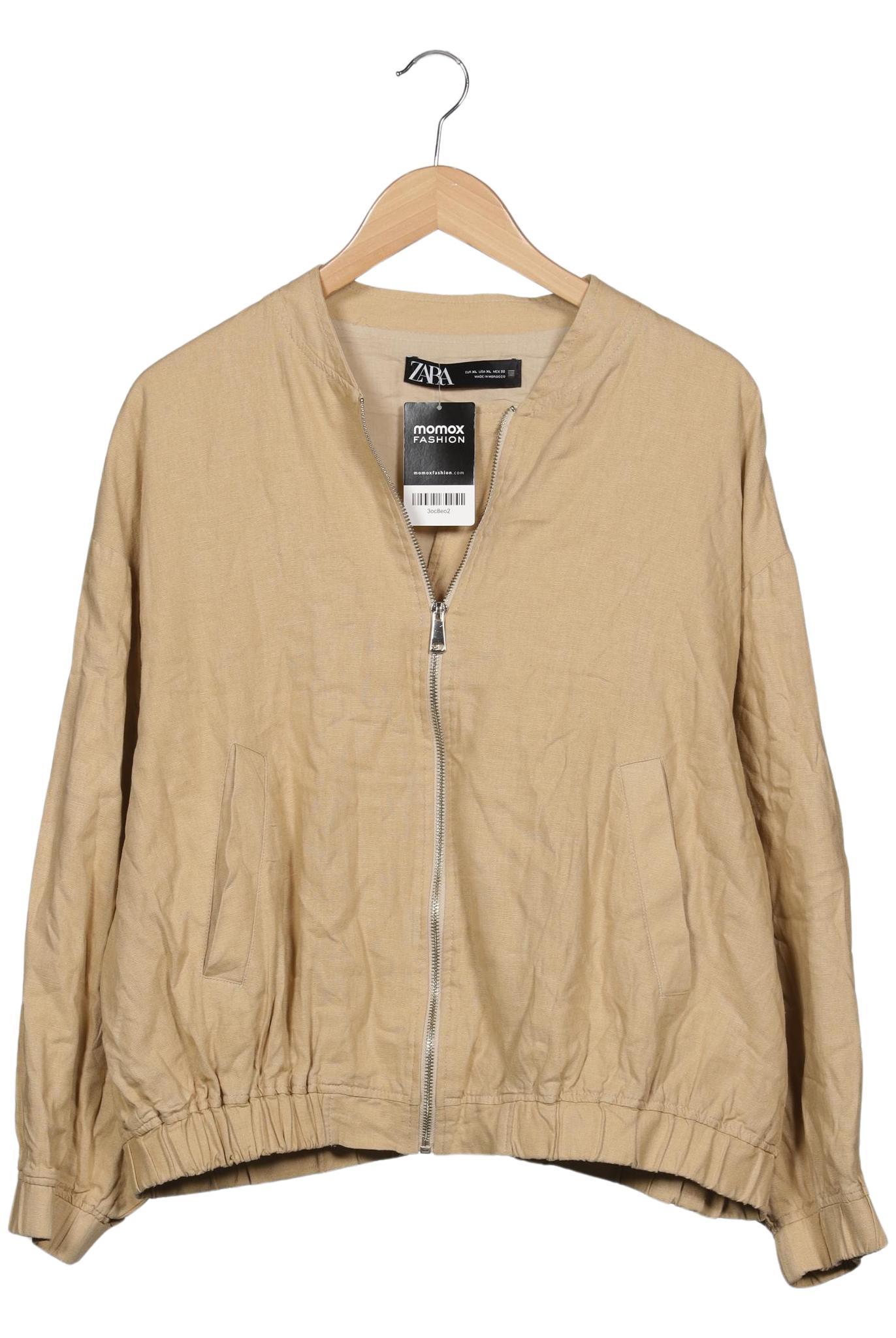 

Zara Damen Jacke, beige, Gr. 44