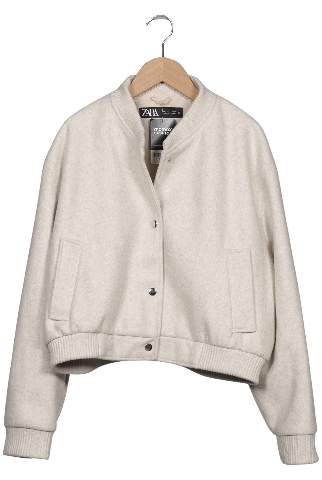 

Zara Damen Jacke, beige, Gr. 42