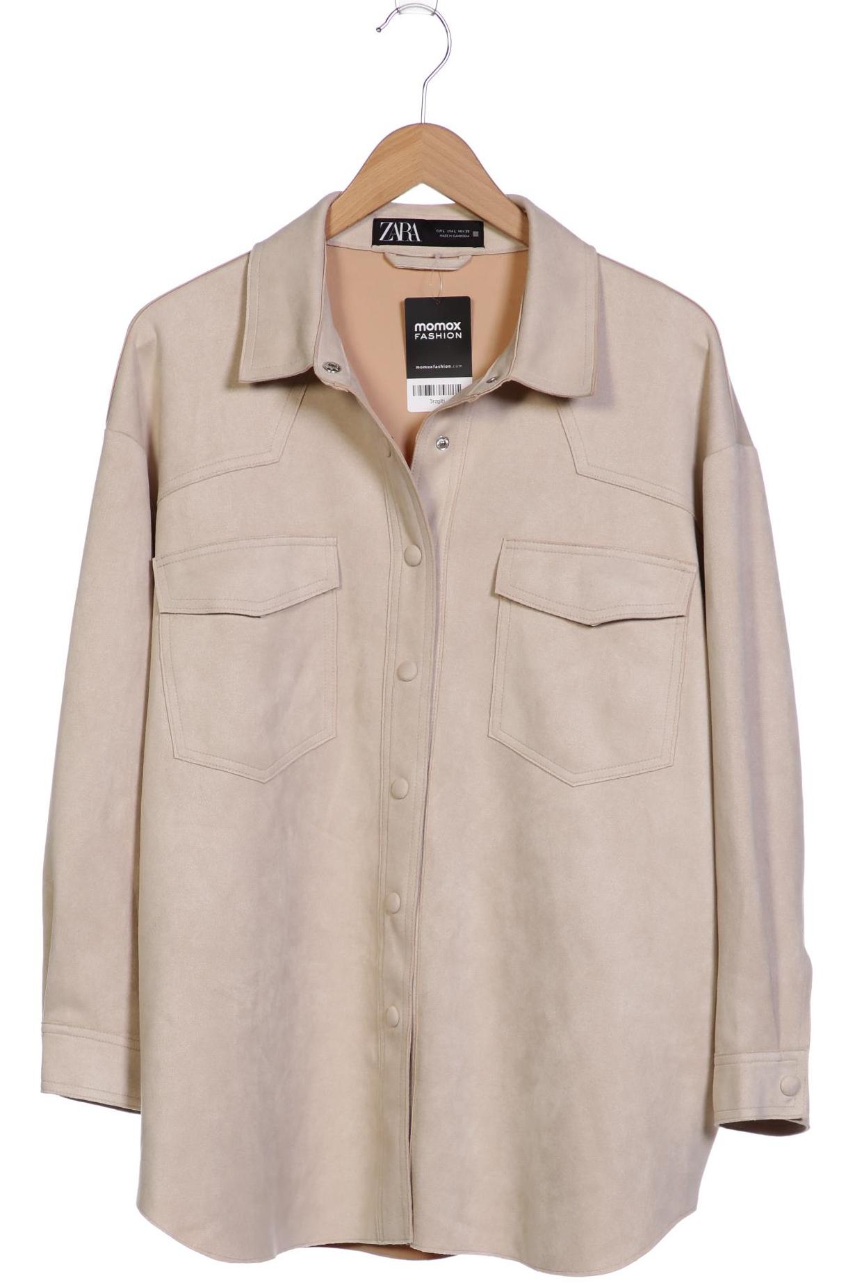 

Zara Damen Jacke, beige, Gr. 42