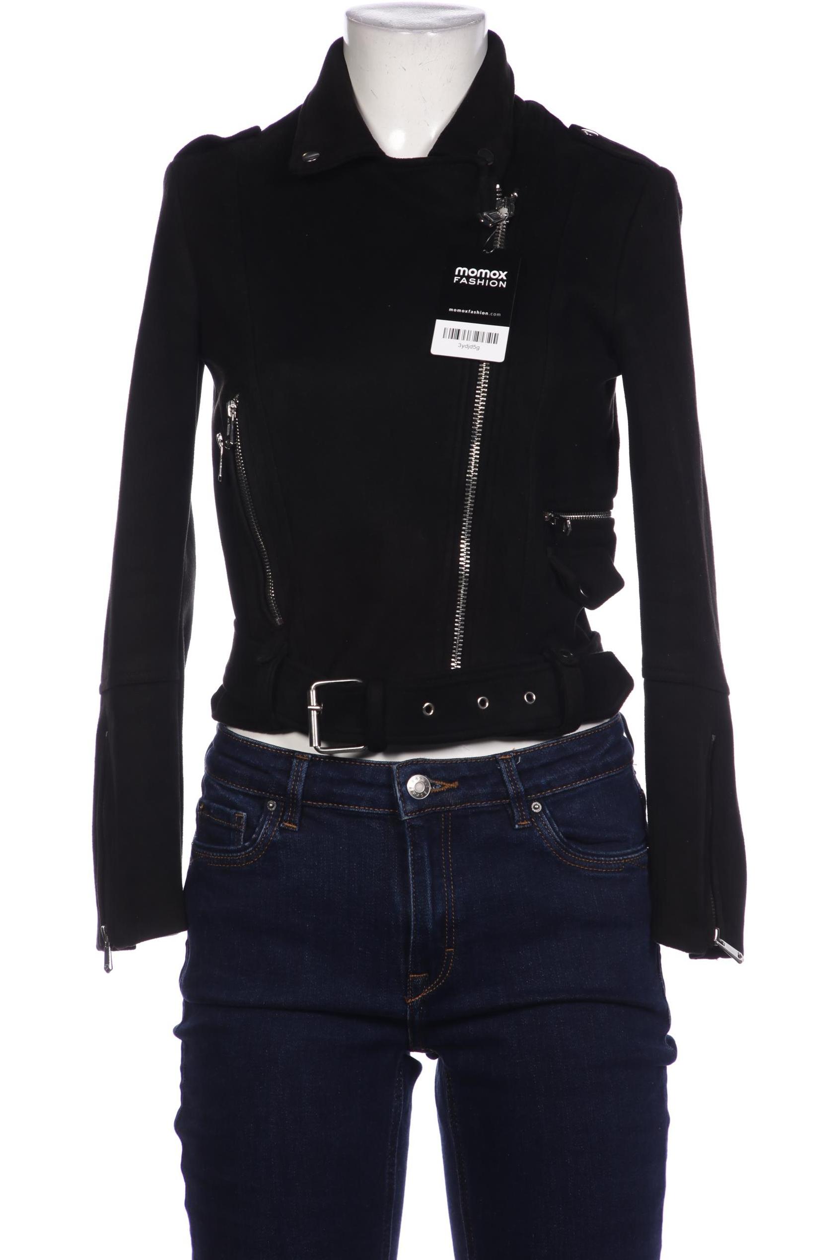 

ZARA Damen Jacke, schwarz