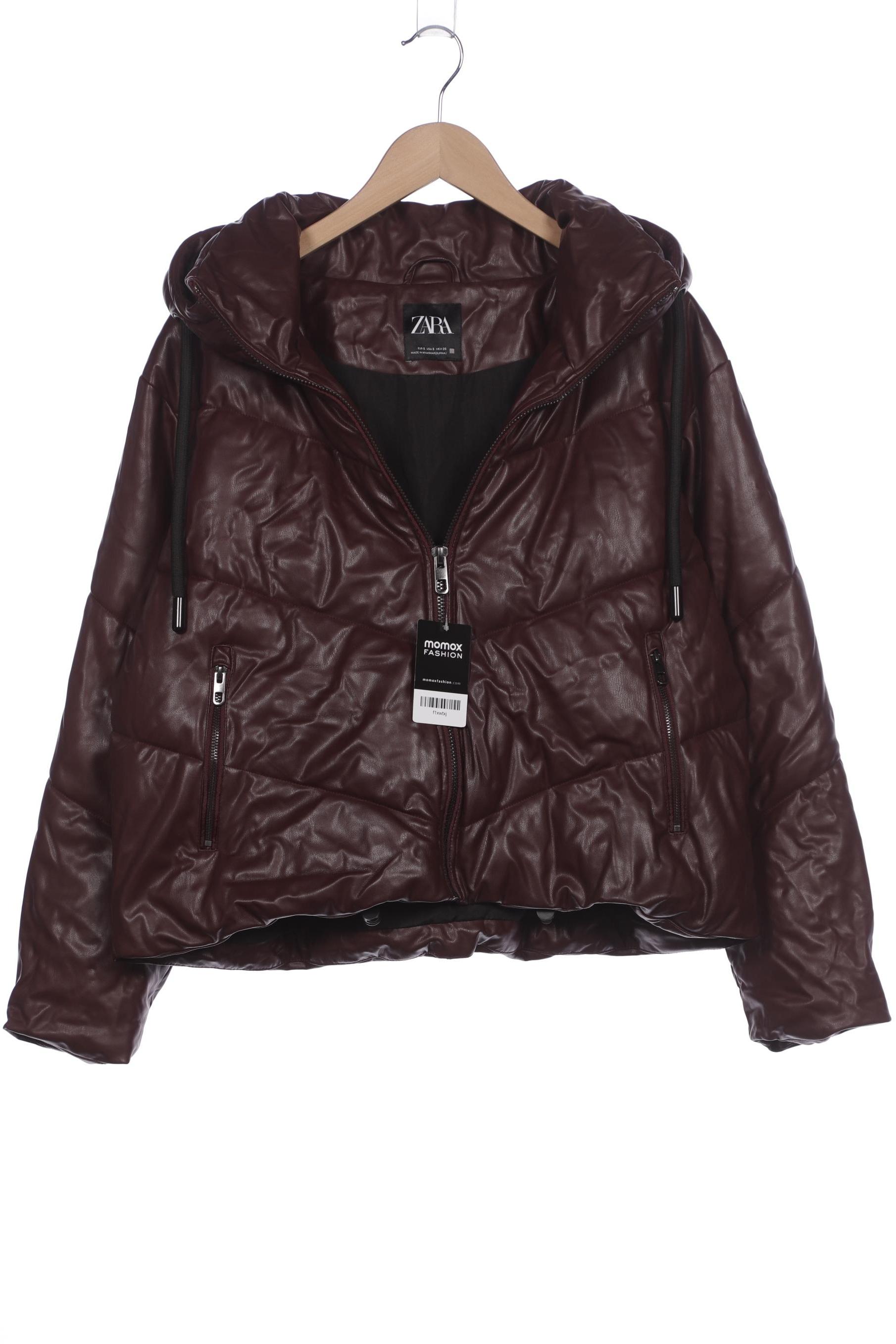 

Zara Damen Jacke, bordeaux, Gr. 36