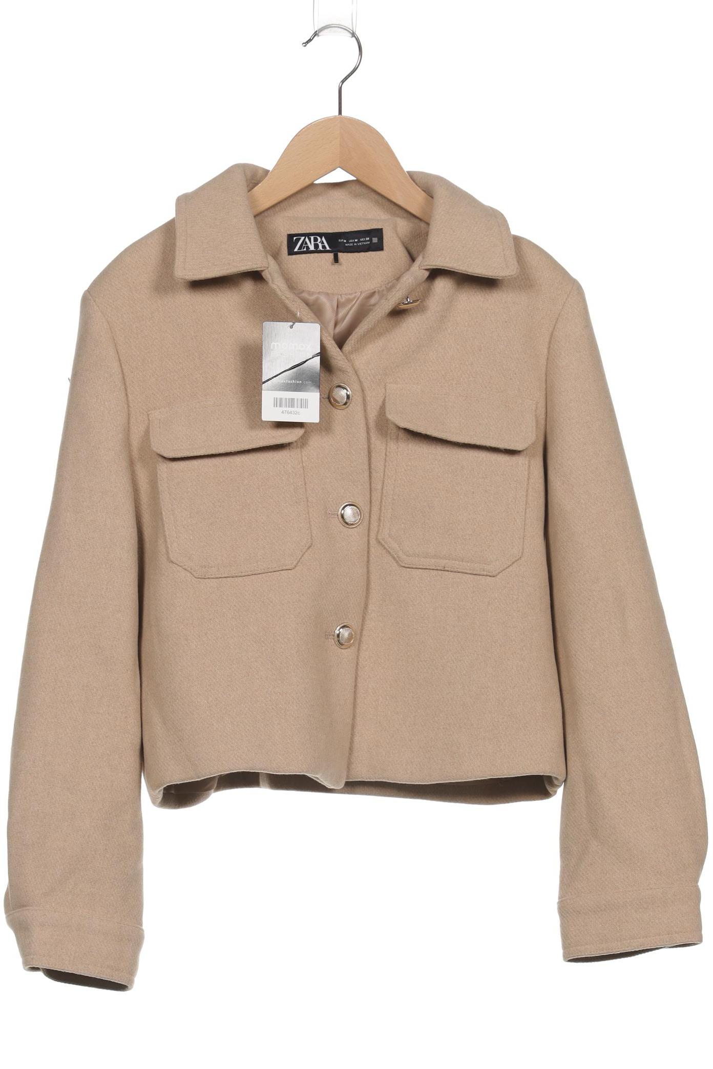 

Zara Damen Jacke, beige, Gr. 38
