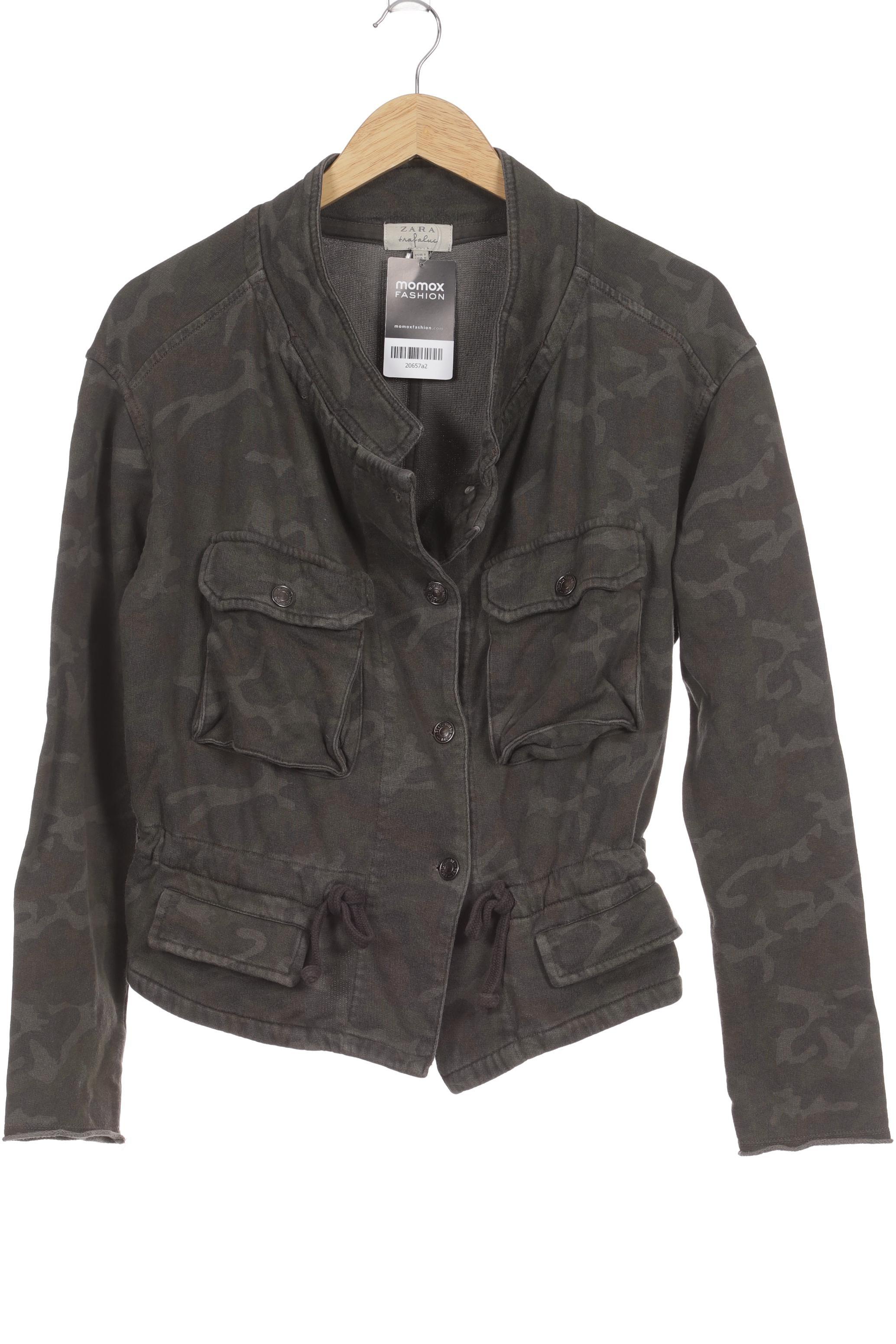 

ZARA Damen Jacke, grün