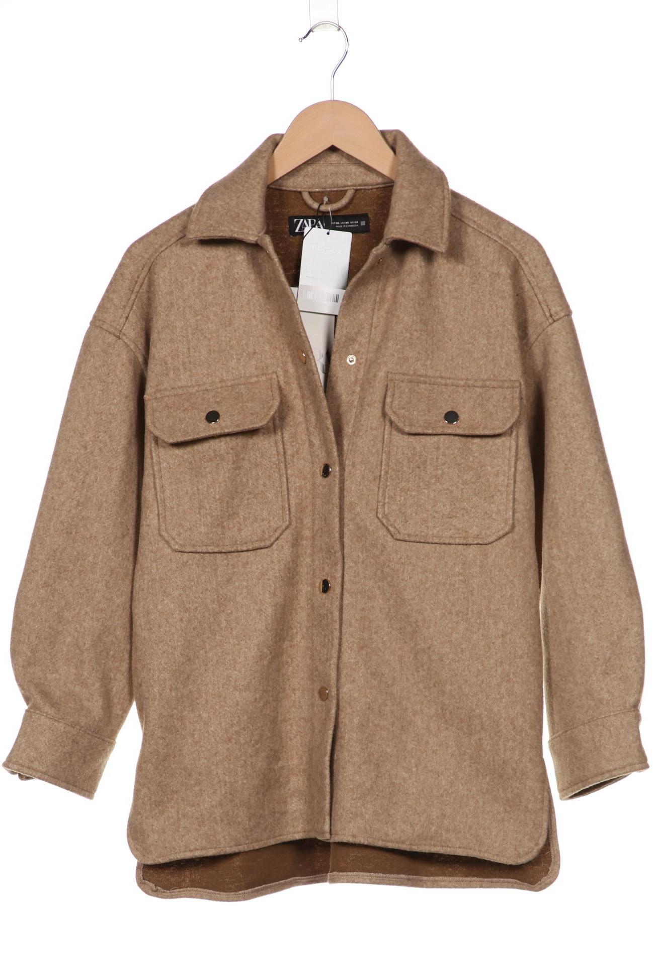 

Zara Damen Jacke, beige, Gr. 34