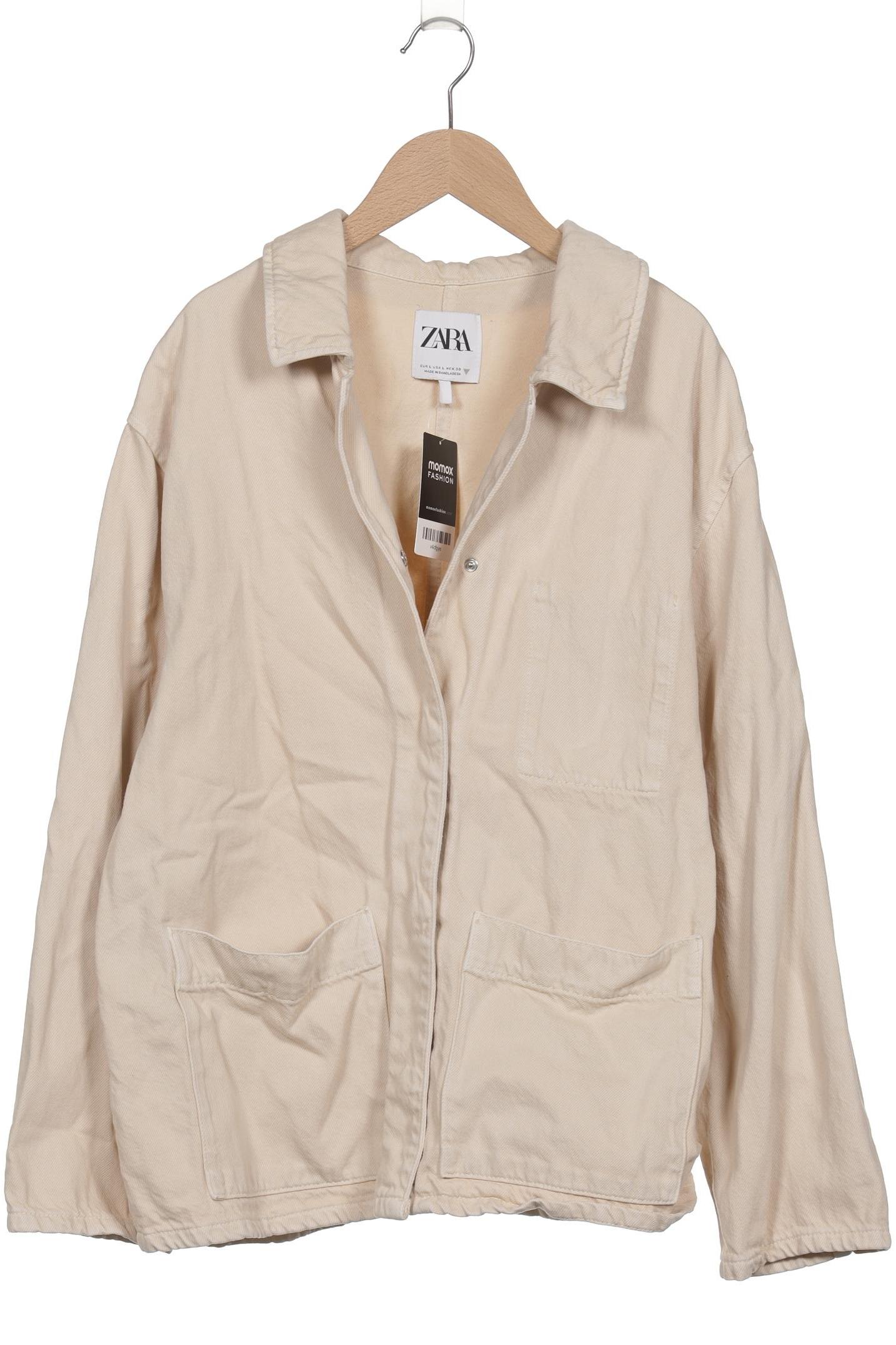 

Zara Damen Jacke, beige, Gr. 42
