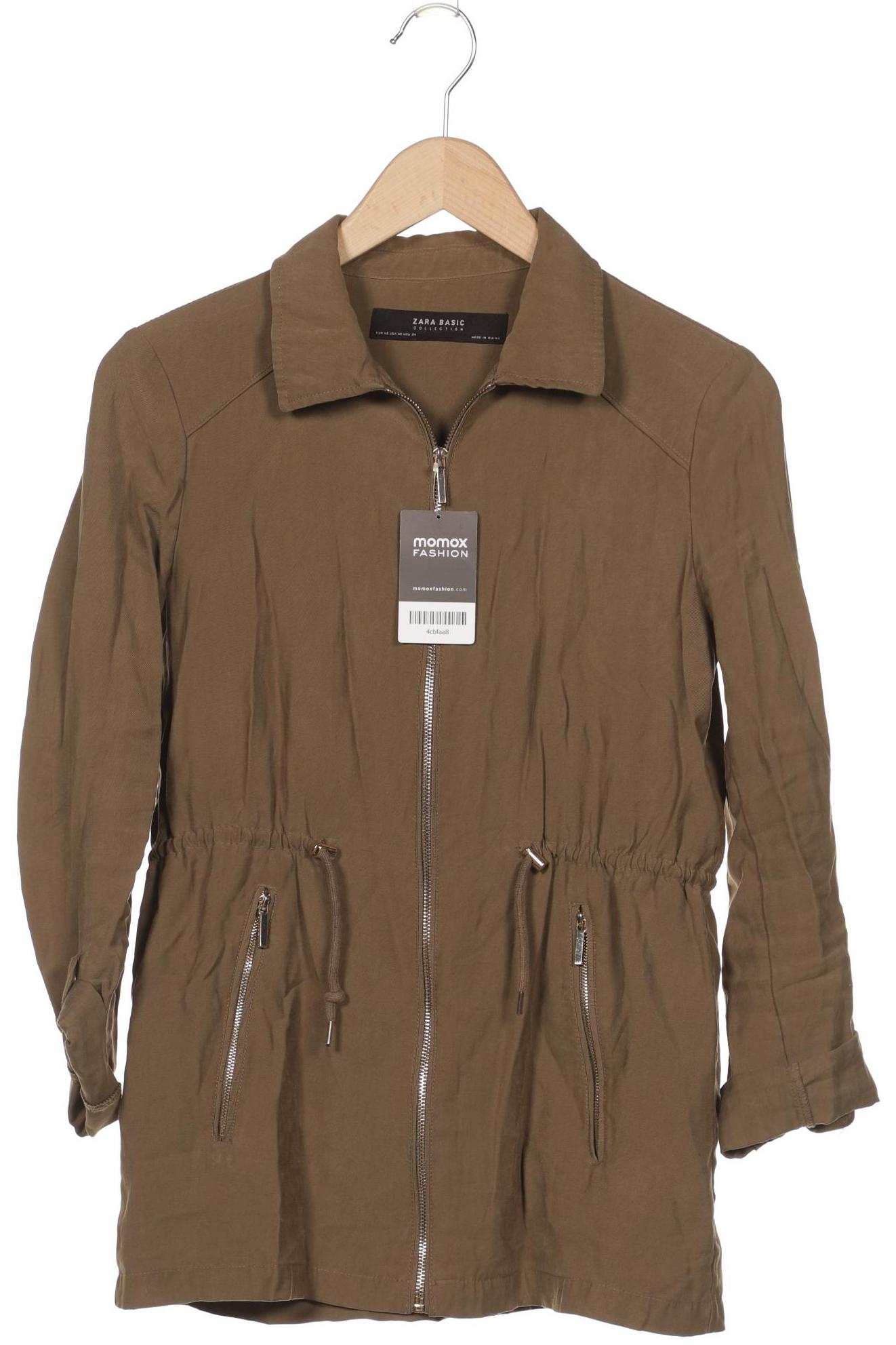 

ZARA Damen Jacke, grün