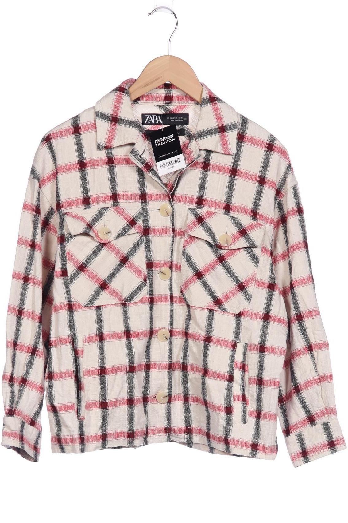 

ZARA Damen Jacke, cremeweiß