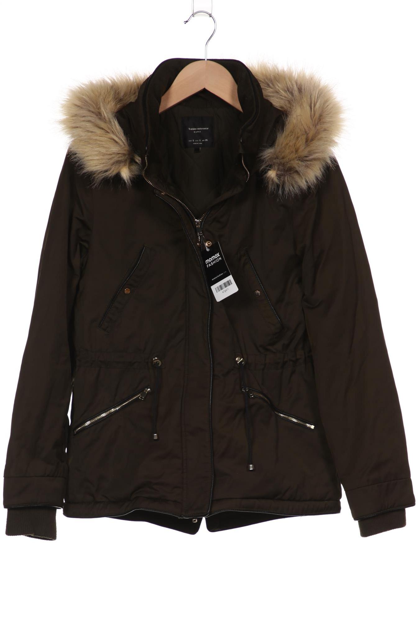 

ZARA Damen Jacke, grün