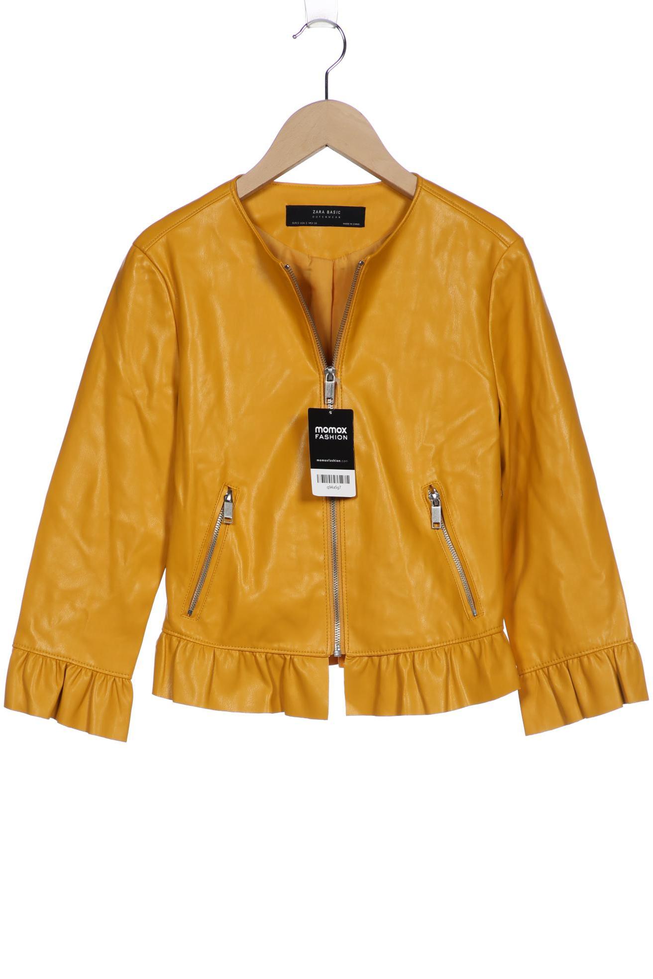 

ZARA Damen Jacke, gelb