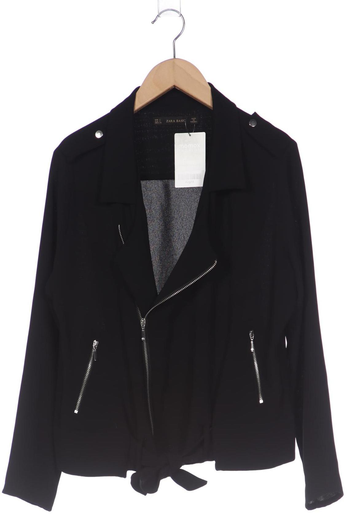 

ZARA Damen Jacke, schwarz