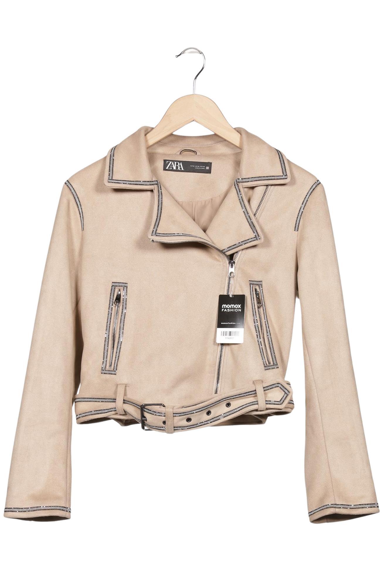 

Zara Damen Jacke, beige, Gr. 38