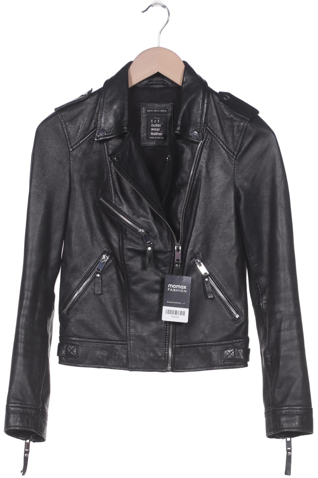 

ZARA Damen Jacke, schwarz