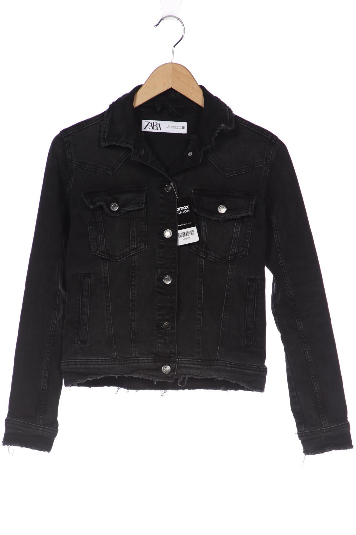 

ZARA Damen Jacke, schwarz