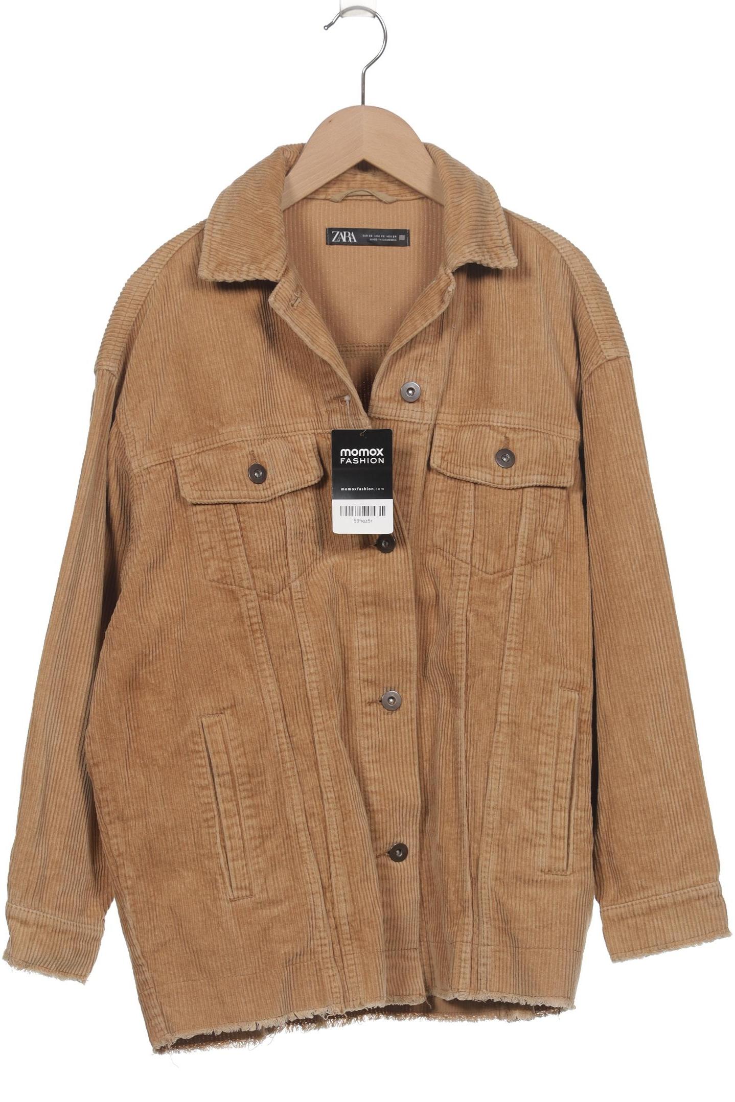 

Zara Damen Jacke, beige, Gr. 34