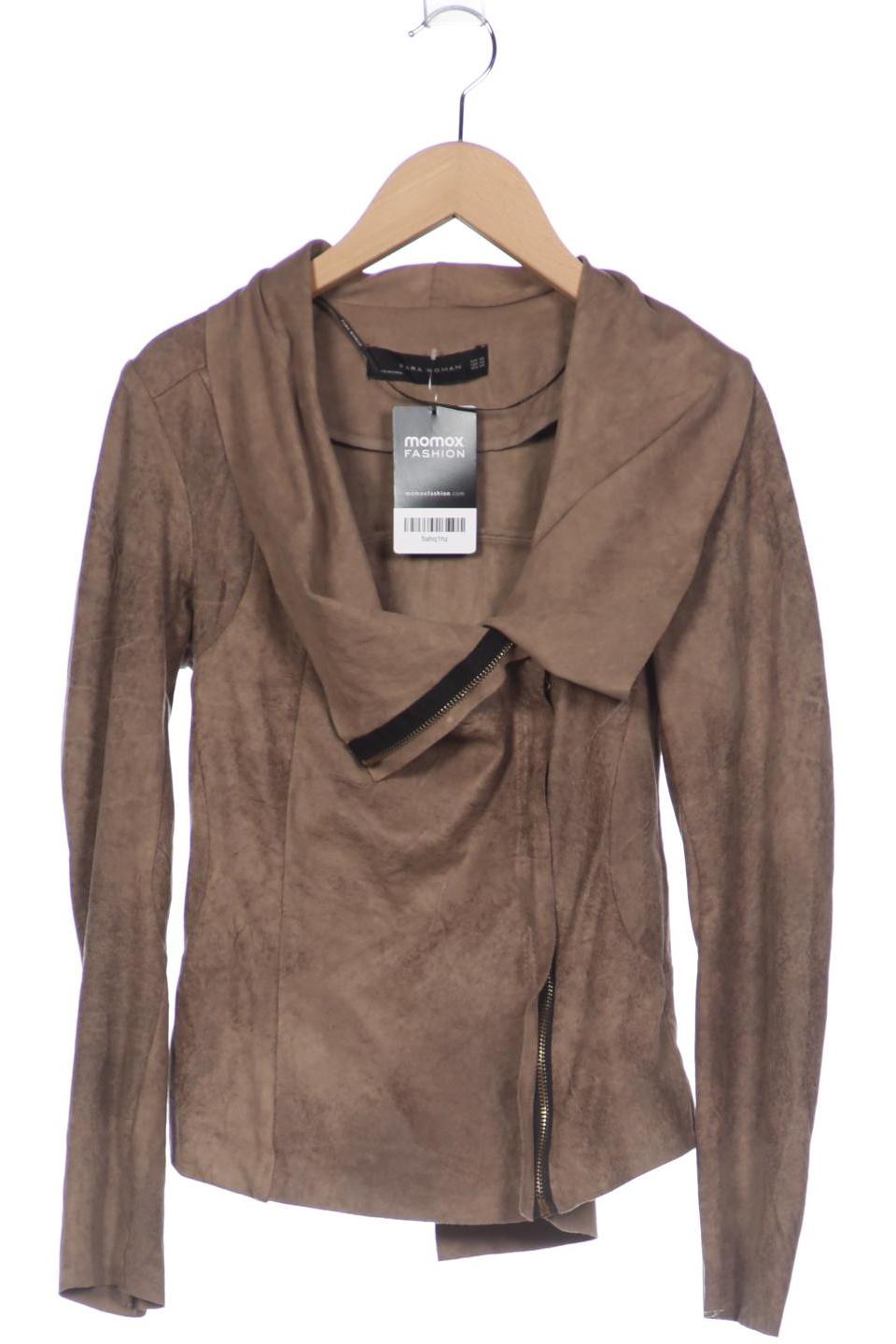 

ZARA Damen Jacke, braun