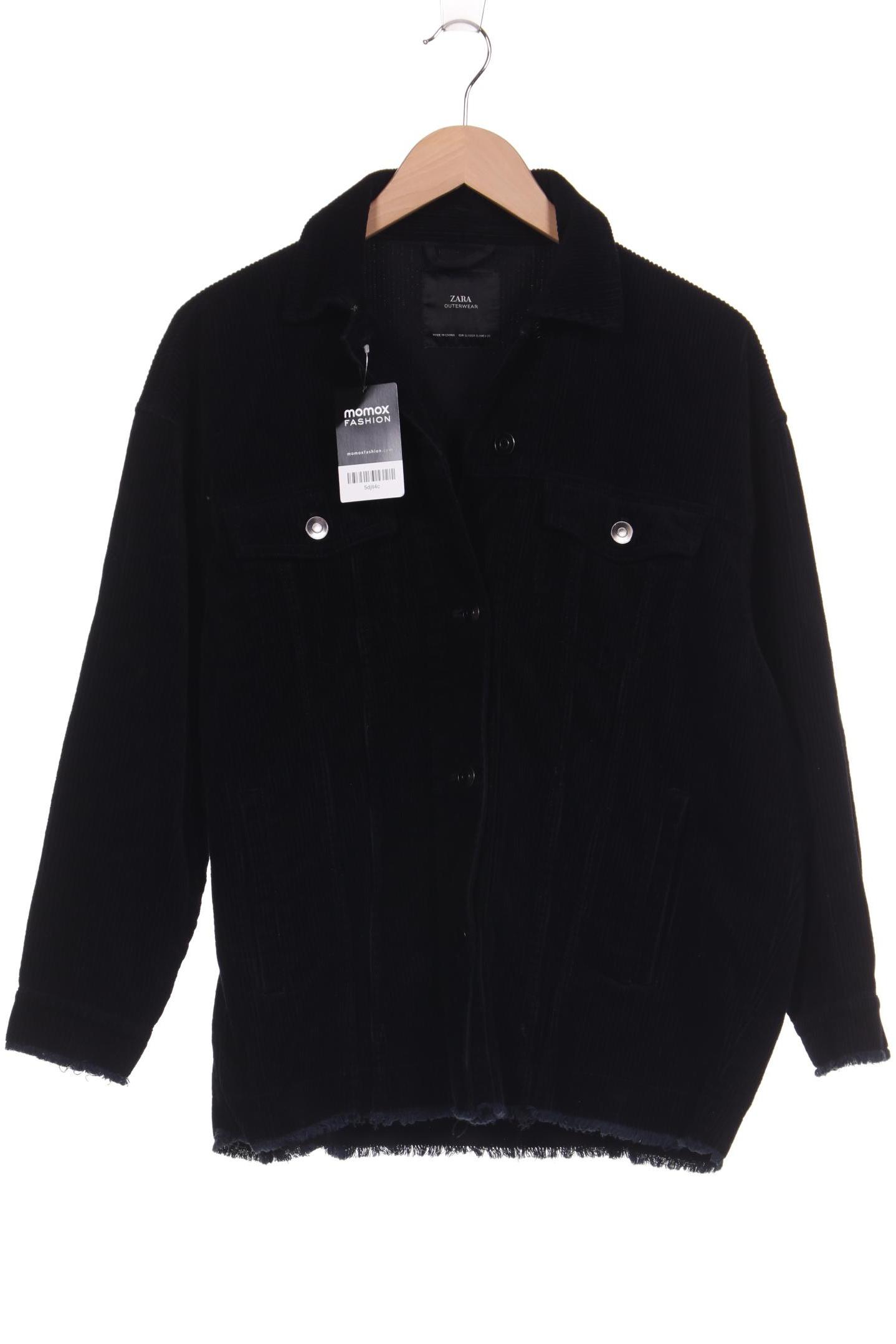 

ZARA Damen Jacke, schwarz