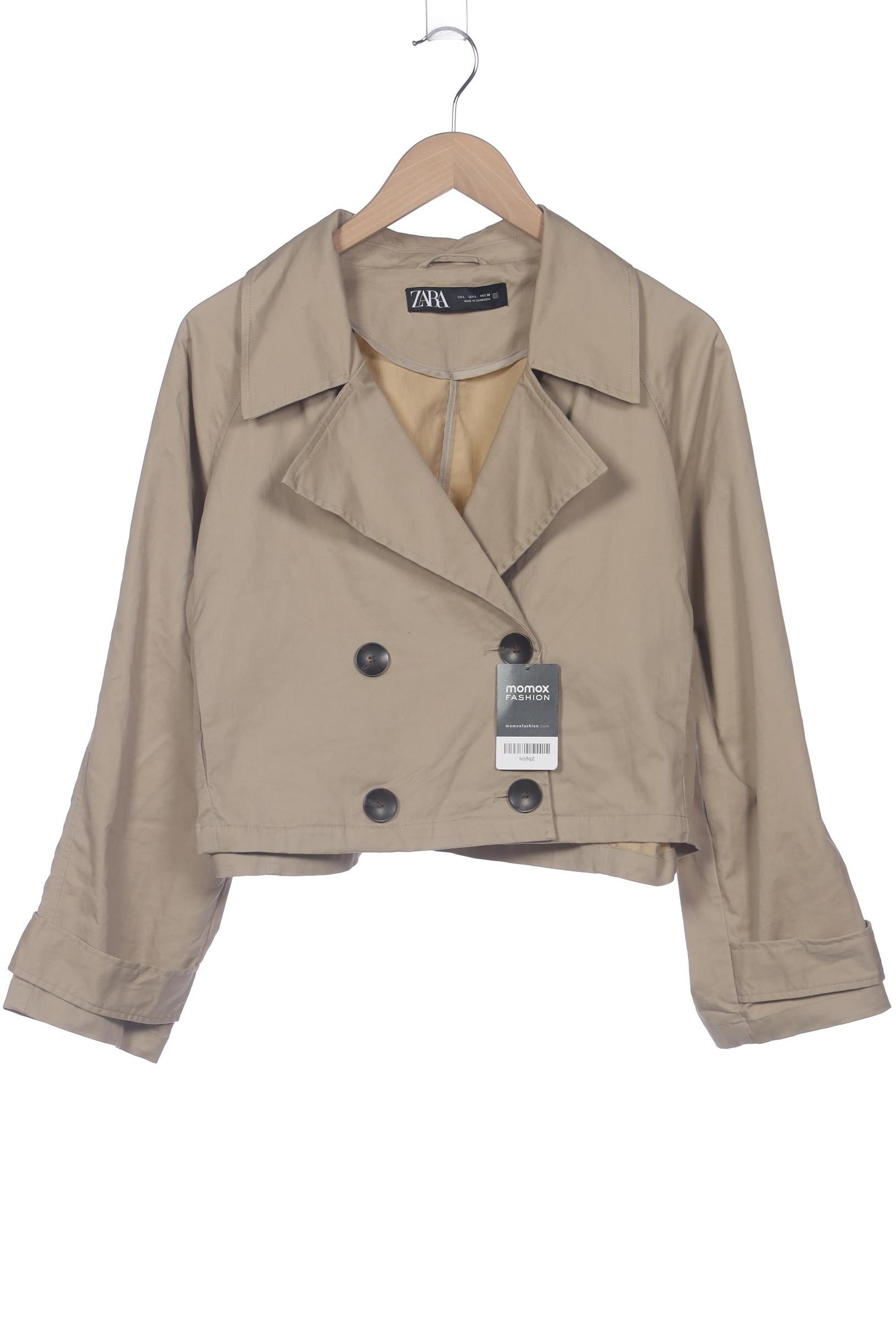 

Zara Damen Jacke, beige, Gr. 42