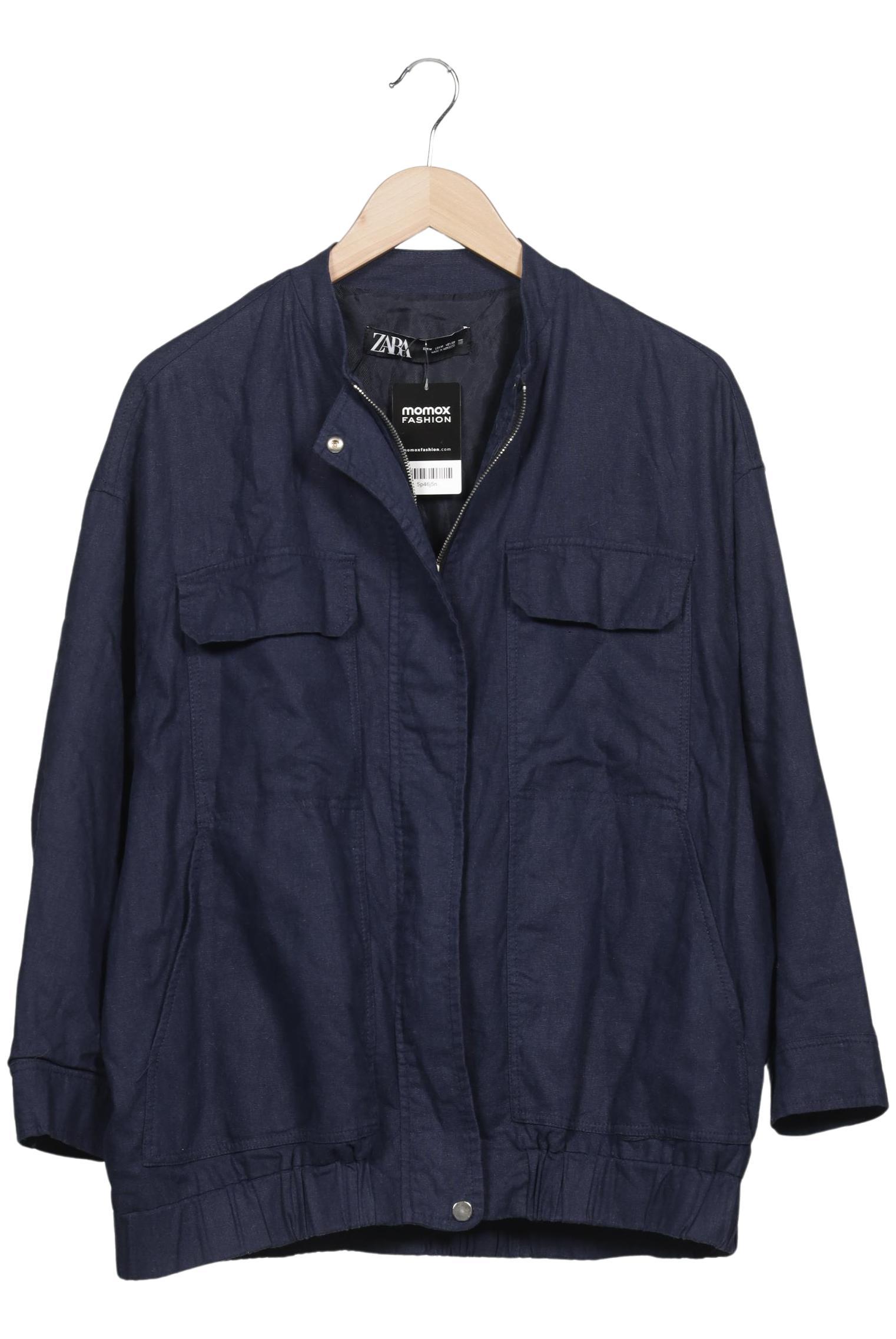 

Zara Damen Jacke, marineblau, Gr. 38