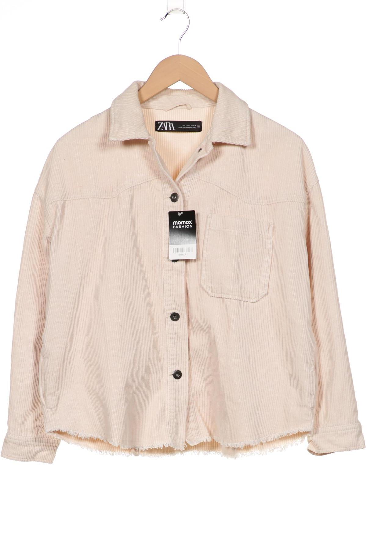 

ZARA Damen Jacke, cremeweiß