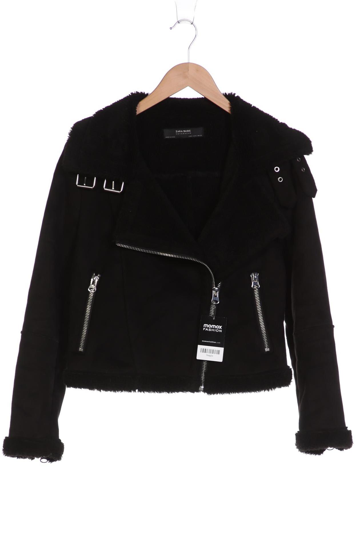 

ZARA Damen Jacke, schwarz