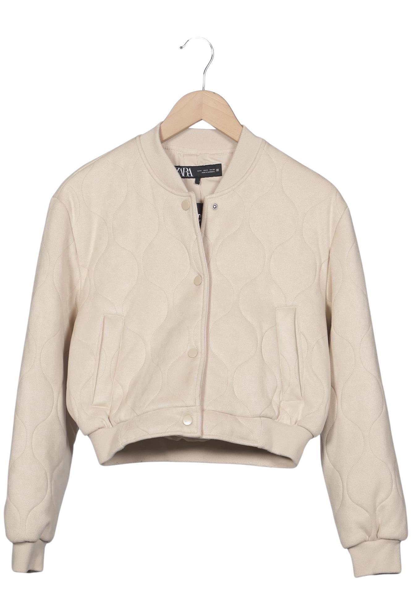 

Zara Damen Jacke, beige, Gr. 38
