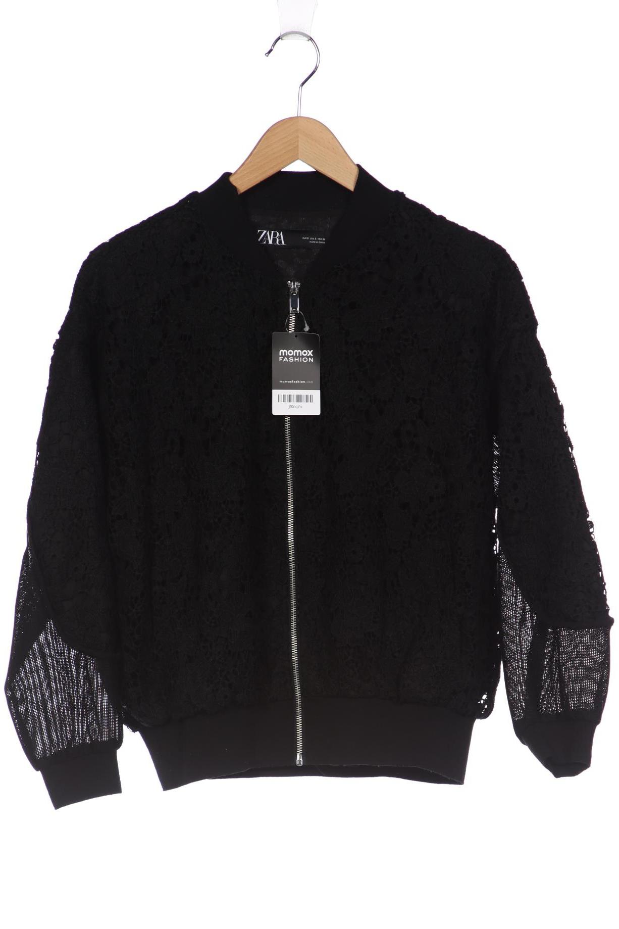 

ZARA Damen Jacke, schwarz