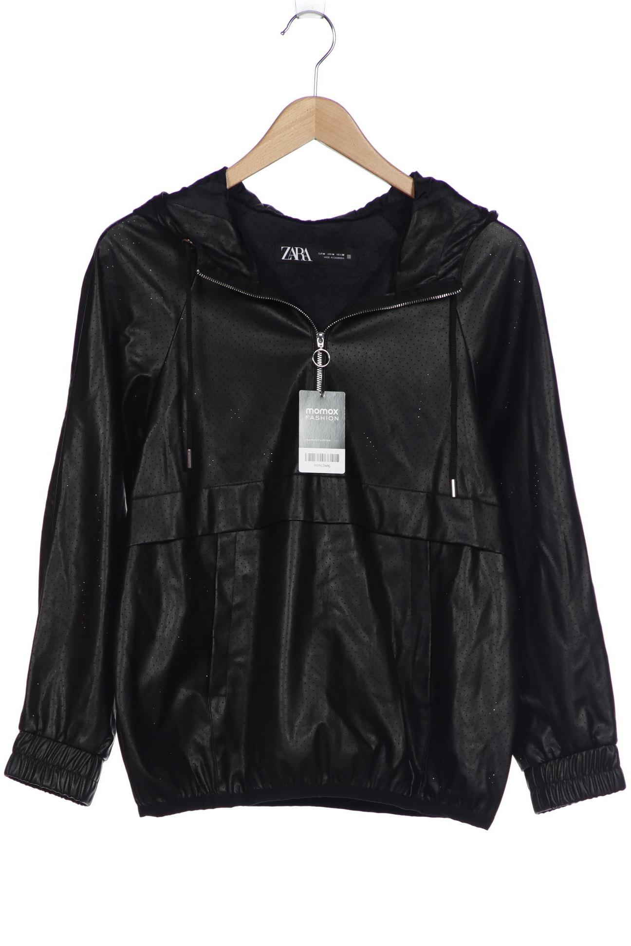 

ZARA Damen Jacke, schwarz