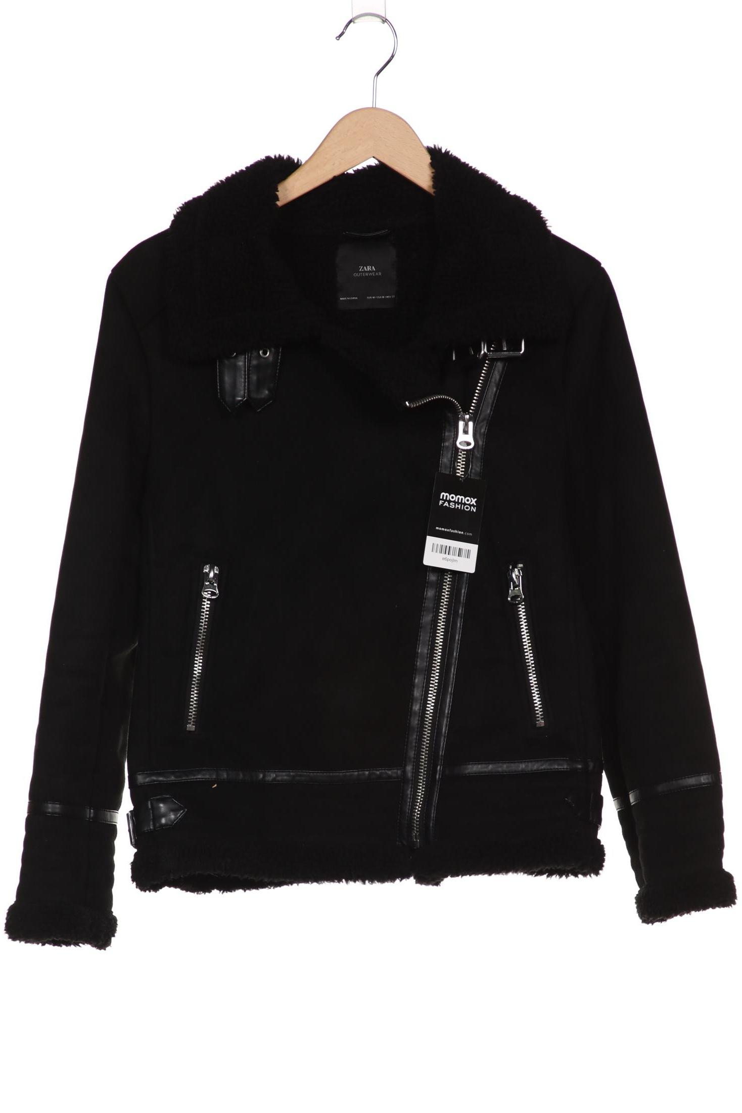 

ZARA Damen Jacke, schwarz