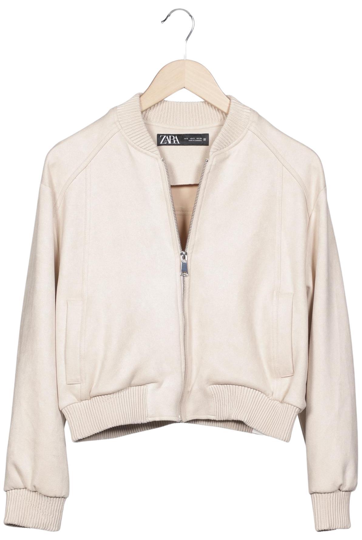 

Zara Damen Jacke, beige, Gr. 36