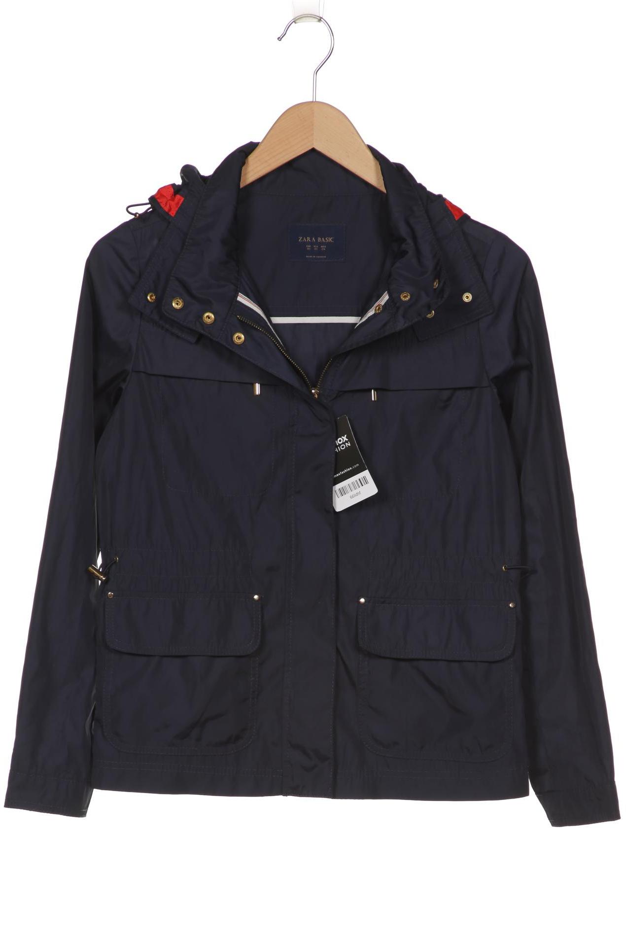 

ZARA Damen Jacke, marineblau