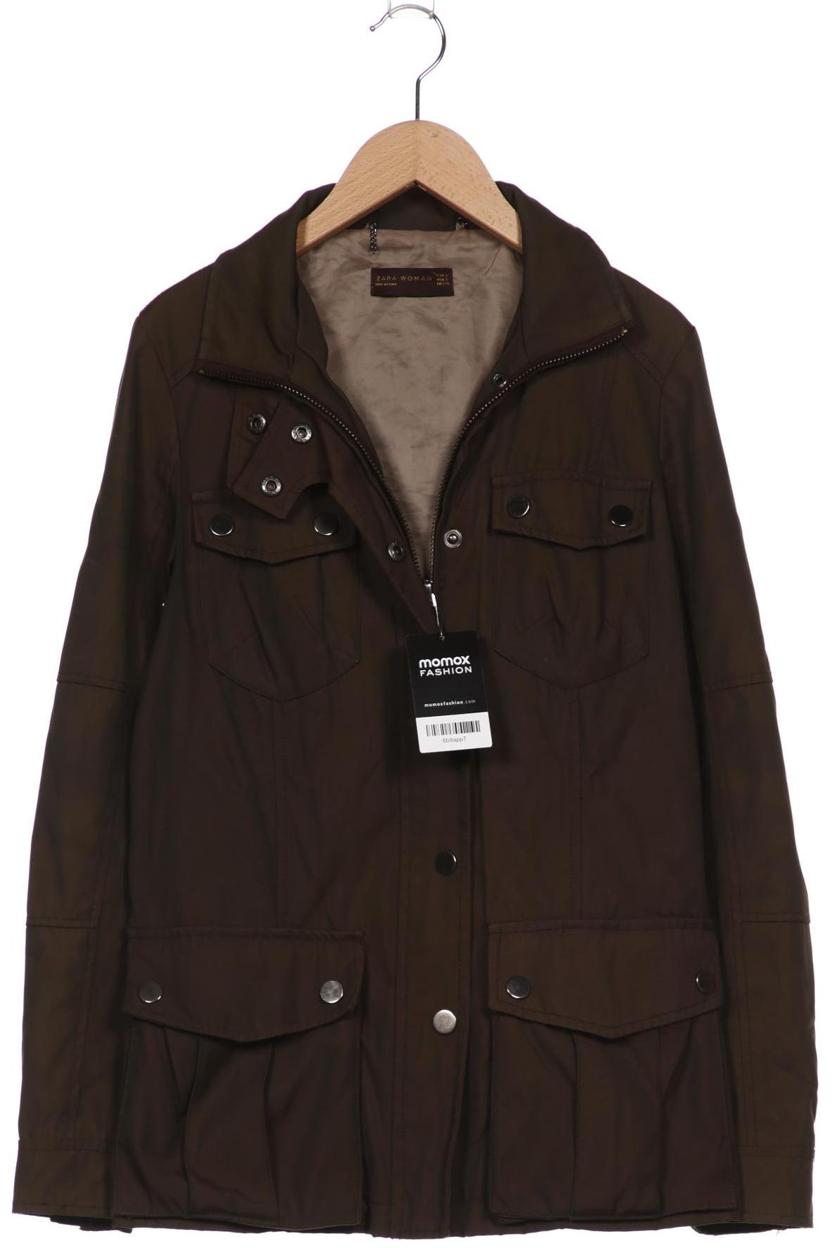 

ZARA Damen Jacke, grün