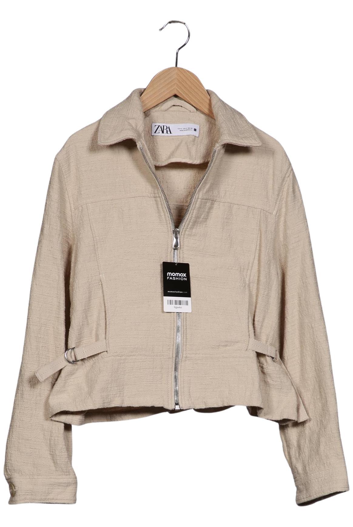 

Zara Damen Jacke, beige, Gr. 36