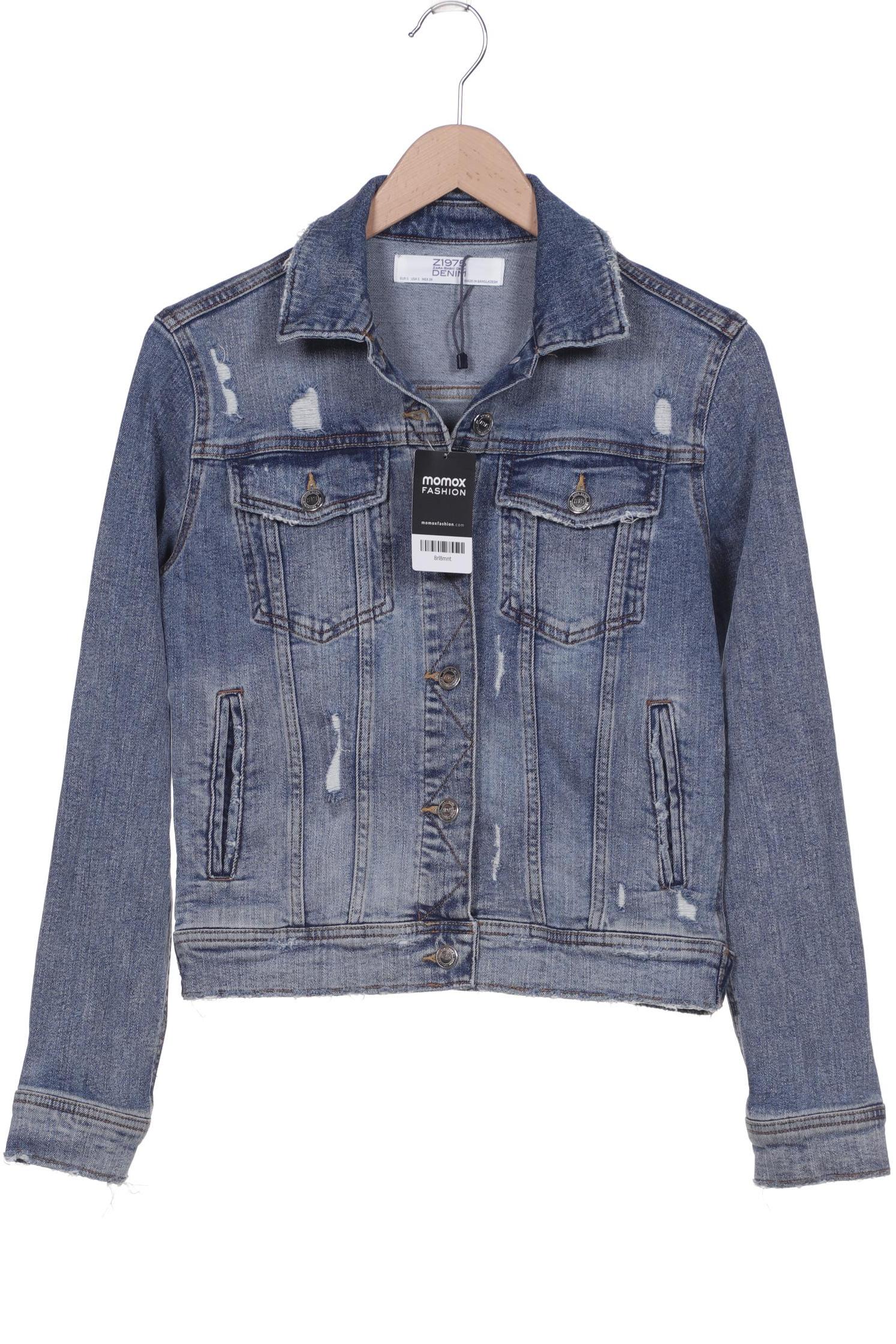 

ZARA Damen Jacke, blau