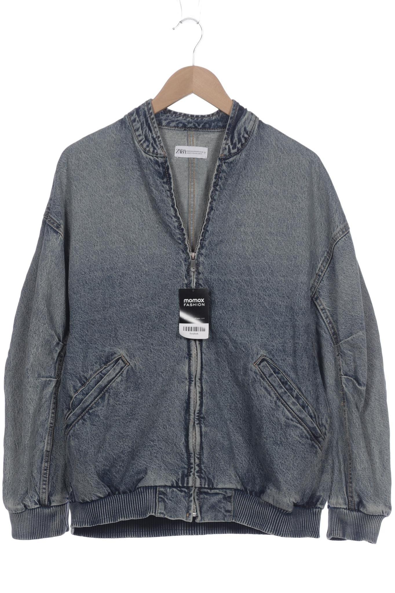 

Zara Damen Jacke, marineblau, Gr. 34