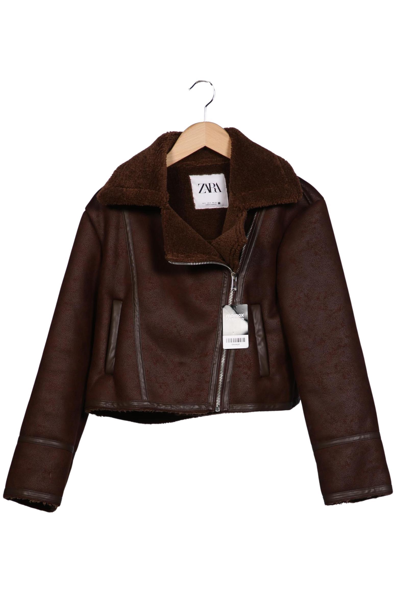 

Zara Damen Jacke, braun, Gr. 36