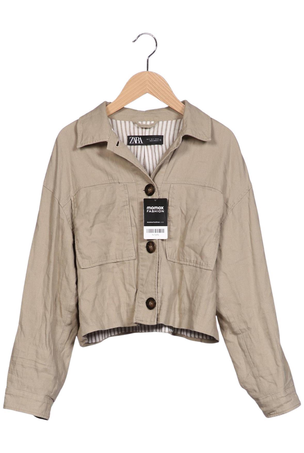 

Zara Damen Jacke, beige, Gr. 36