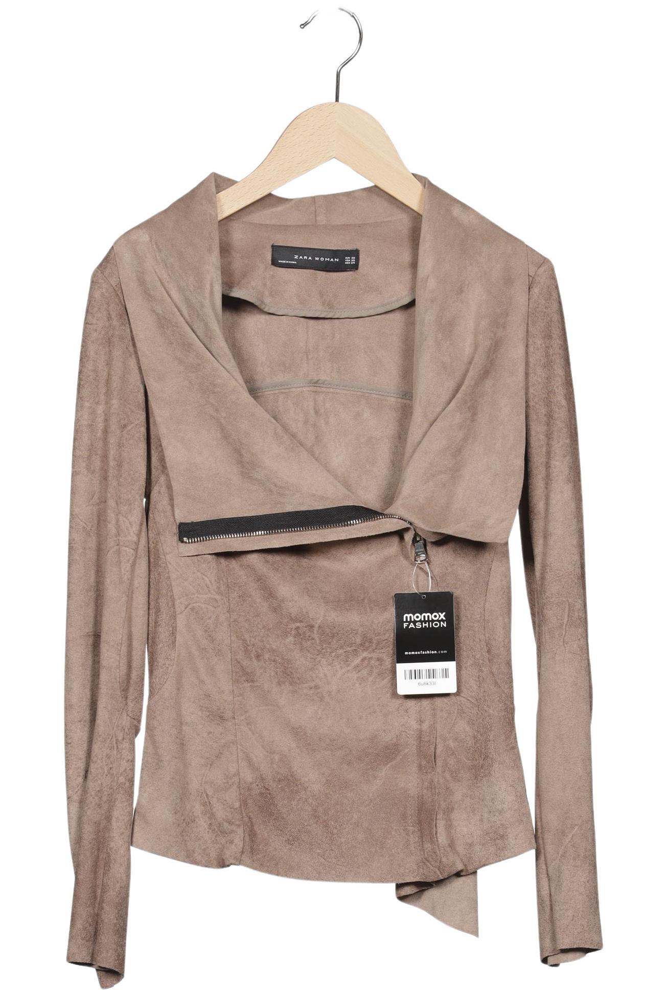 

Zara Damen Jacke, beige, Gr. 34