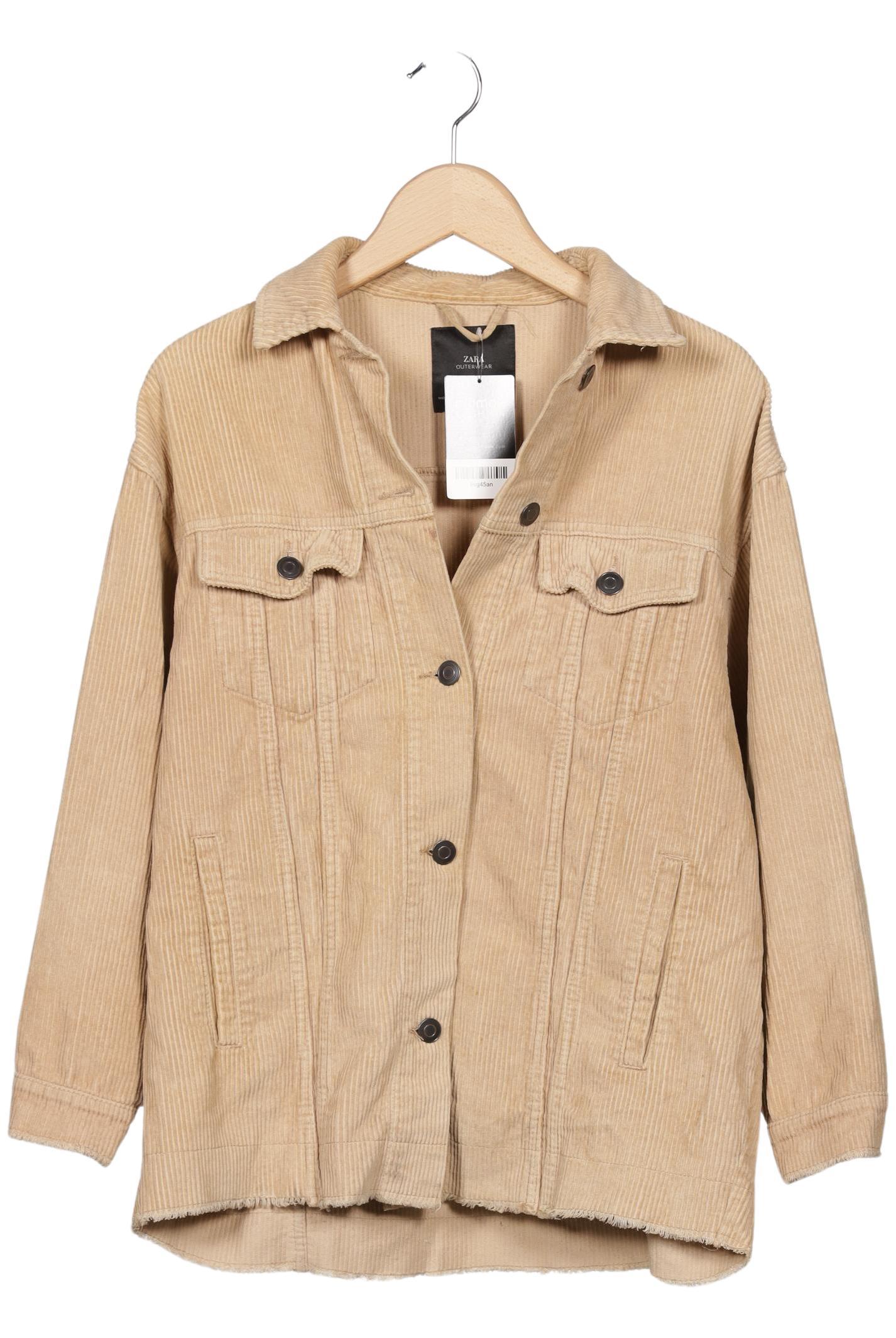 

Zara Damen Jacke, beige, Gr. 34