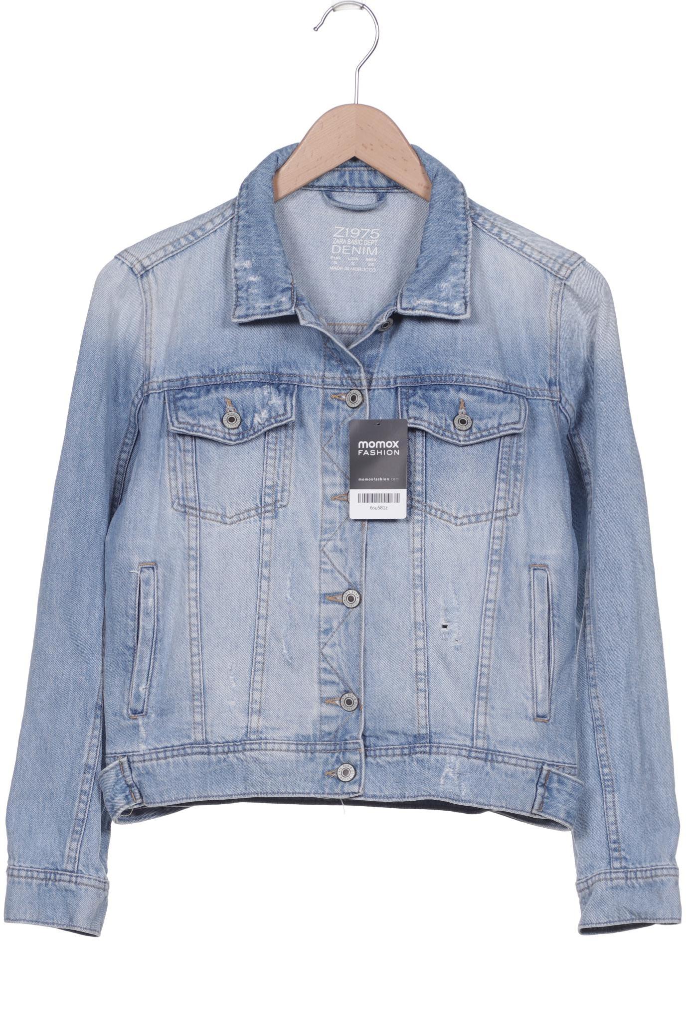 

ZARA Damen Jacke, hellblau