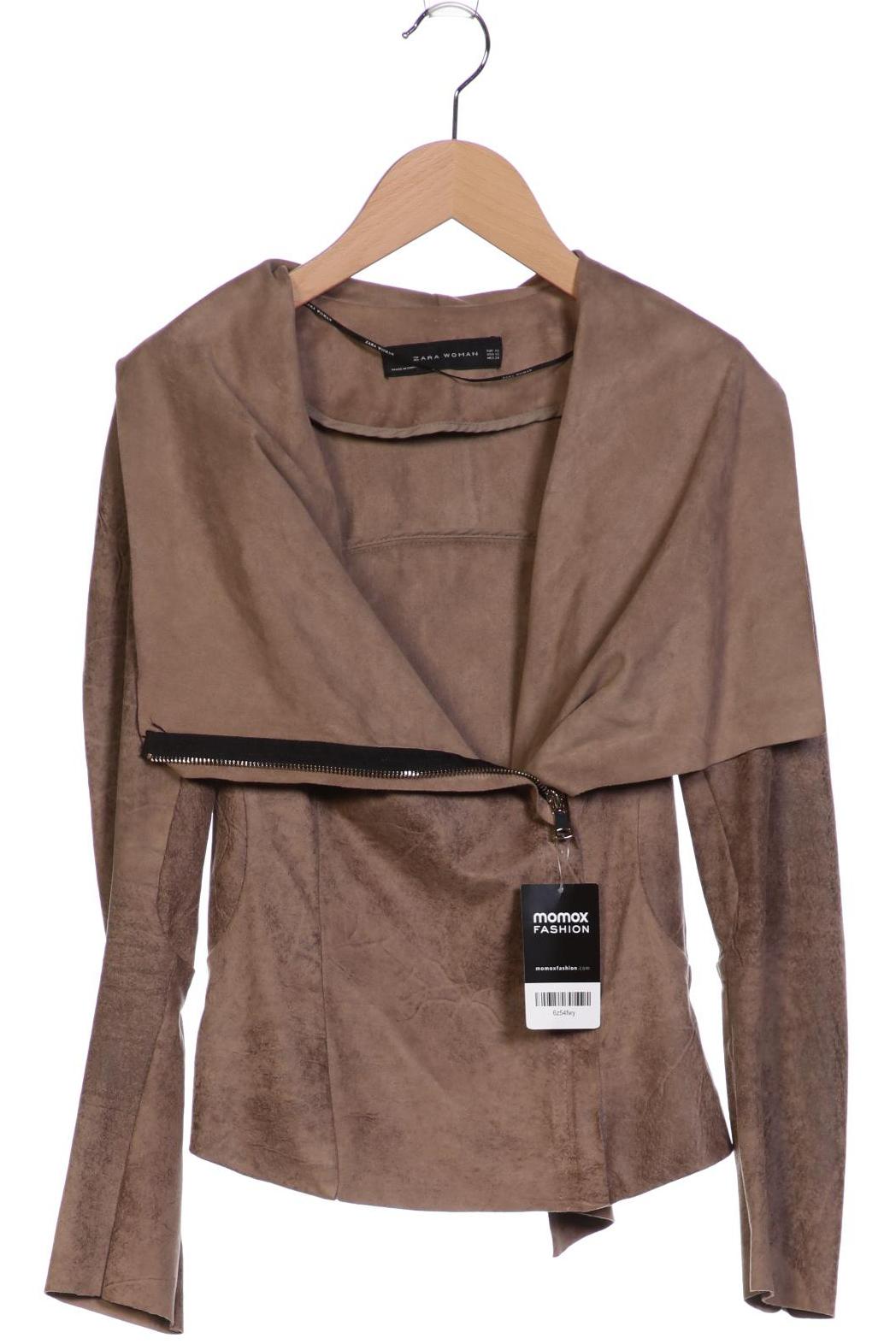 

ZARA Damen Jacke, braun