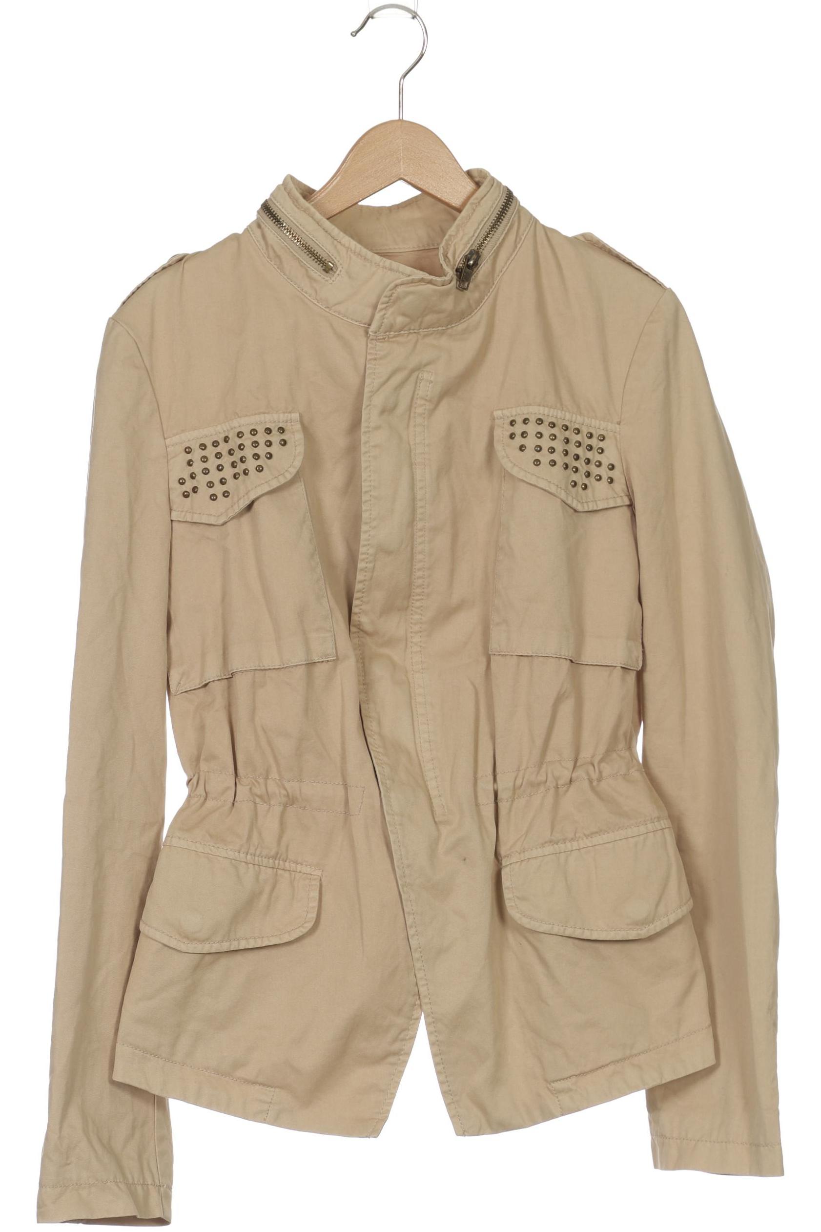 

Zara Damen Jacke, beige, Gr. 38