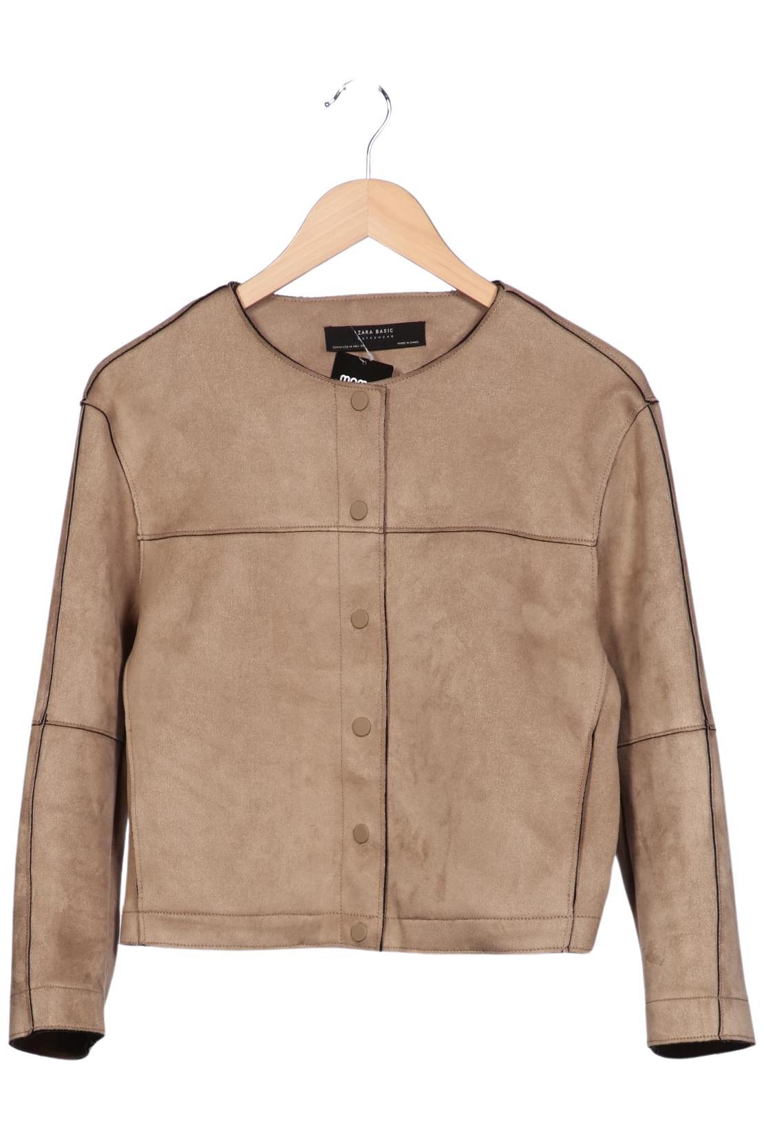 

Zara Damen Jacke, beige, Gr. 38